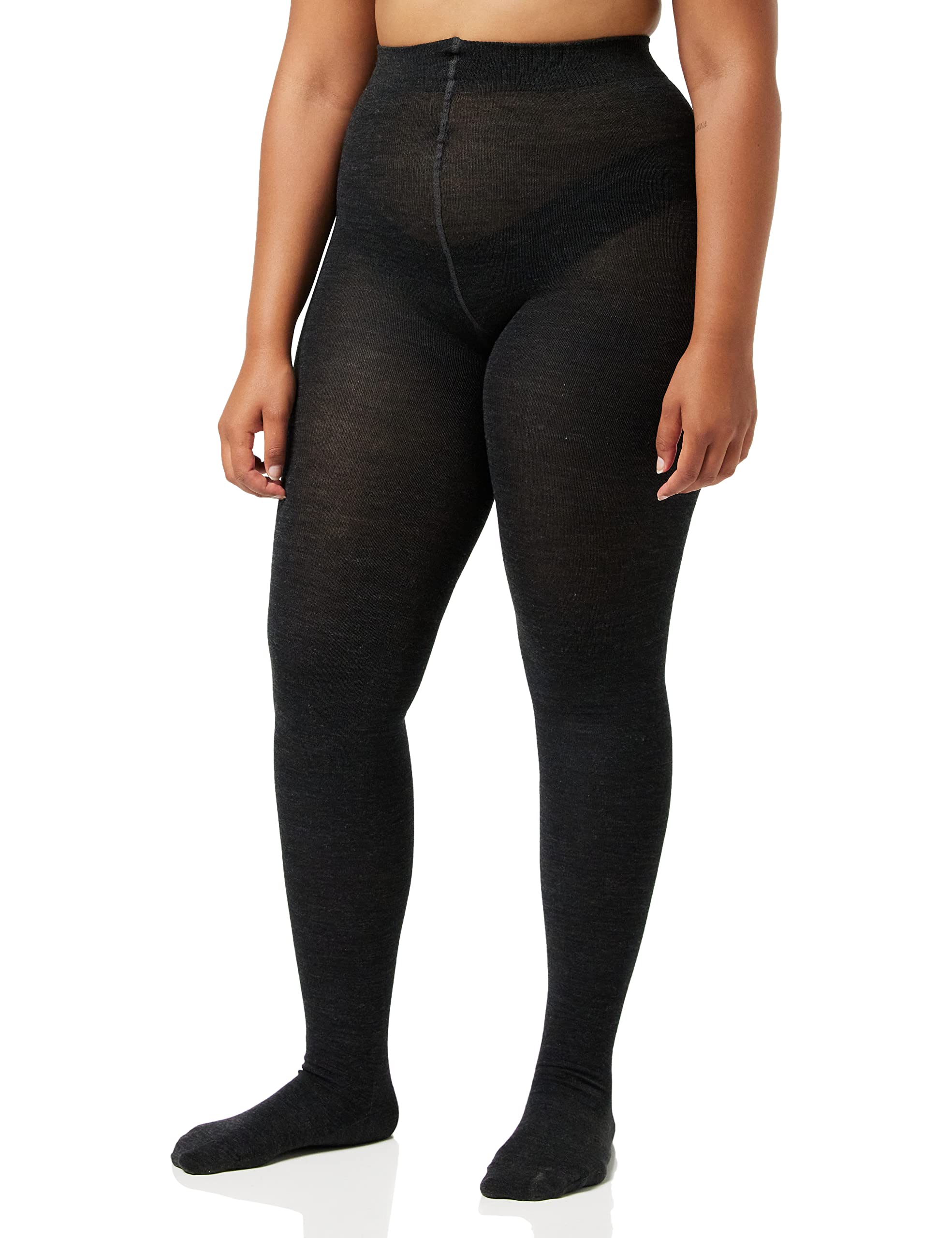 kunert-soft-wool-cotton-strumpfhose-darkbrown-38-40-wolle image 4