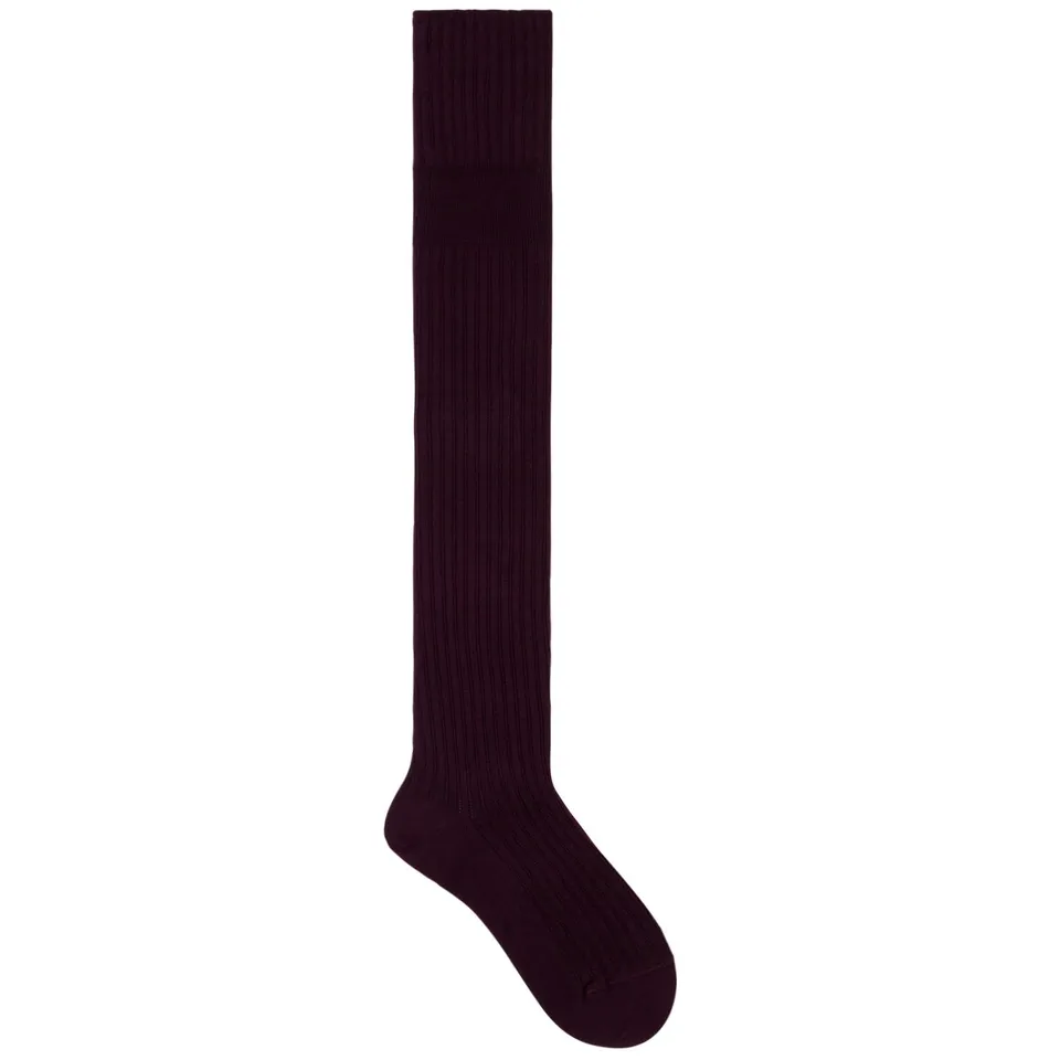 kunert-raffinesse-ajour-stripe-overknee-1er-pack-gemustert image 1