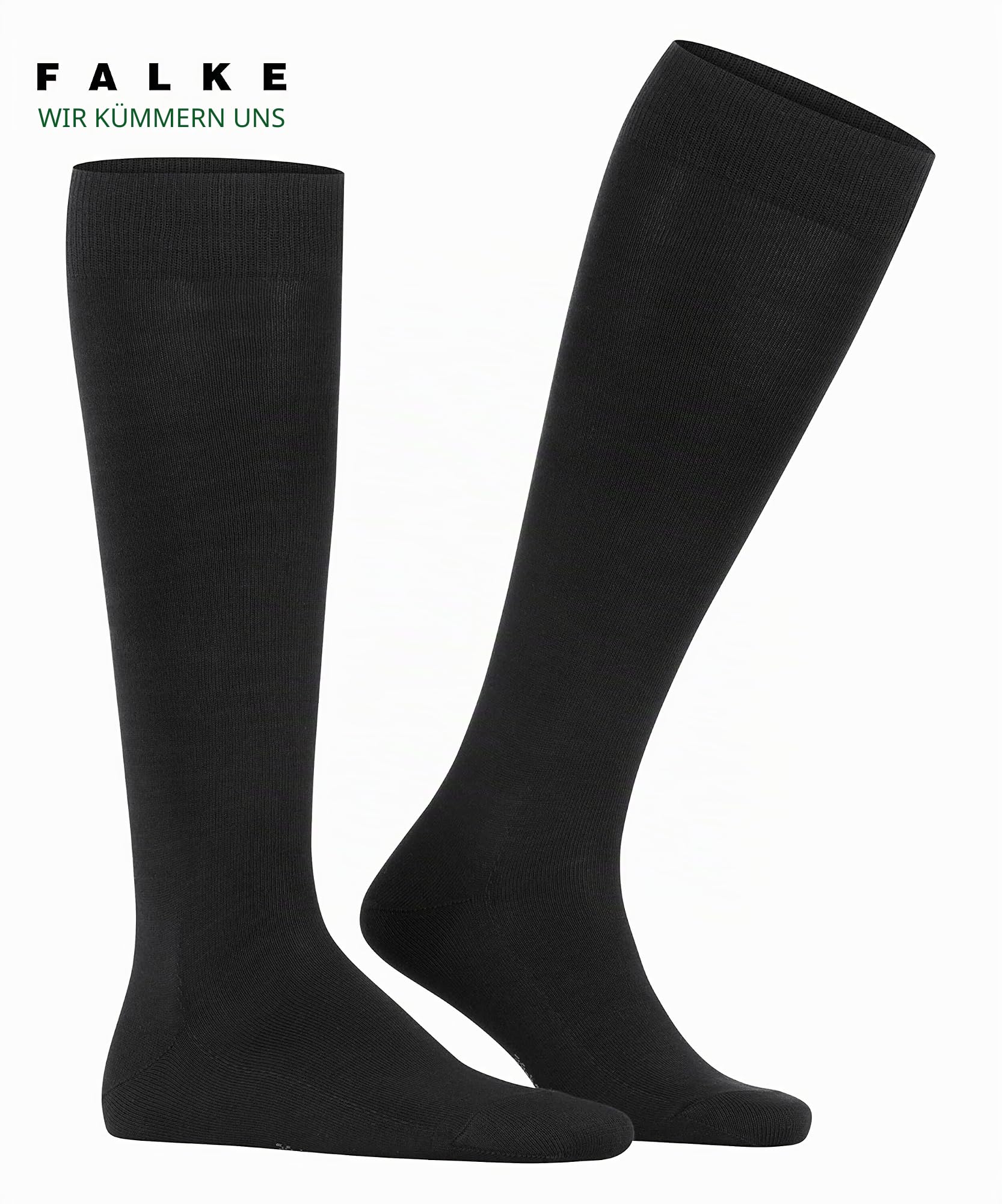 falke-family-herren-kniestr-mpfe-schwarz-39-42-bio-baumwolle image 4