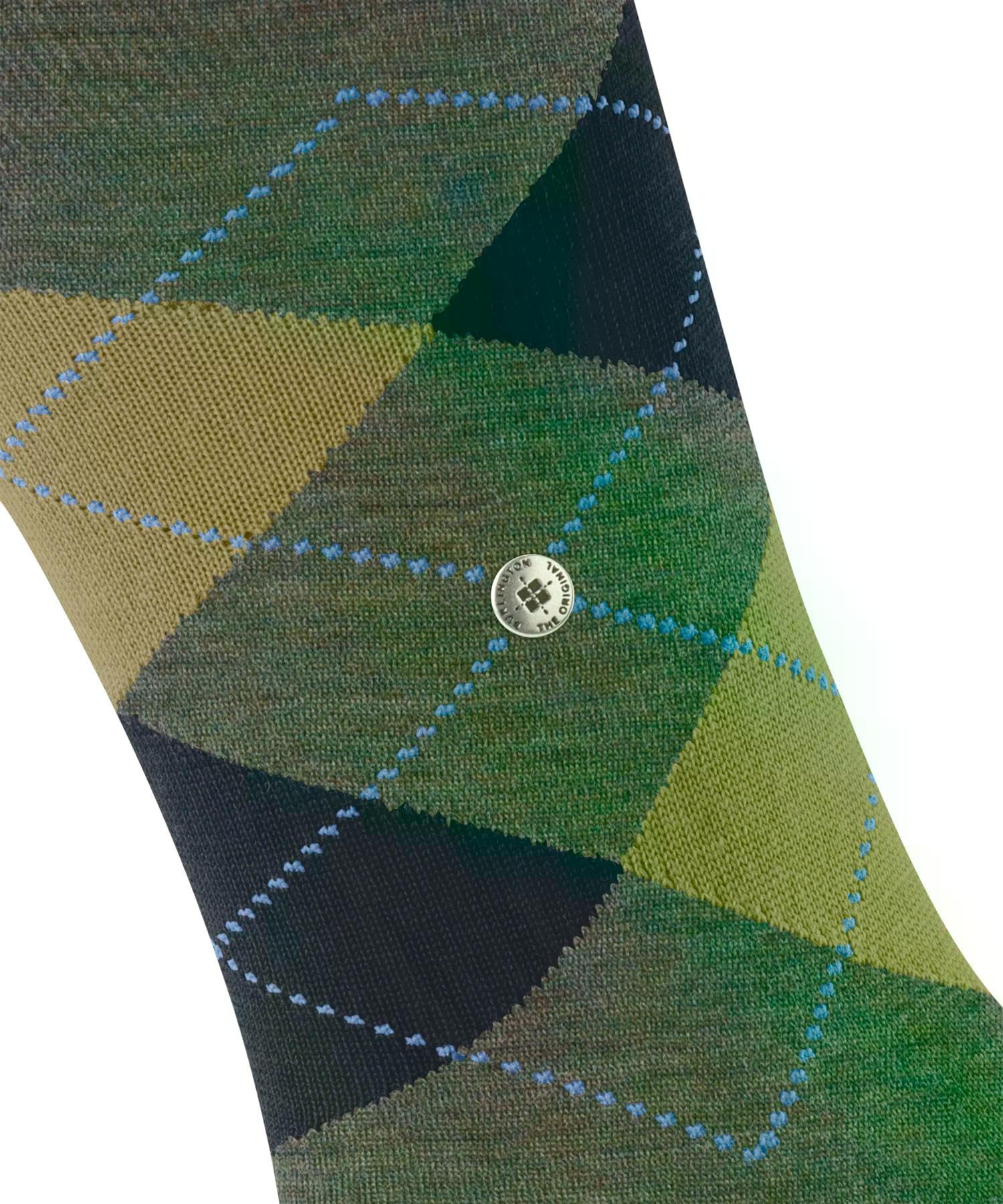 burlington-edinburgh-melange-herrensocken-wolle-turquoise image 4
