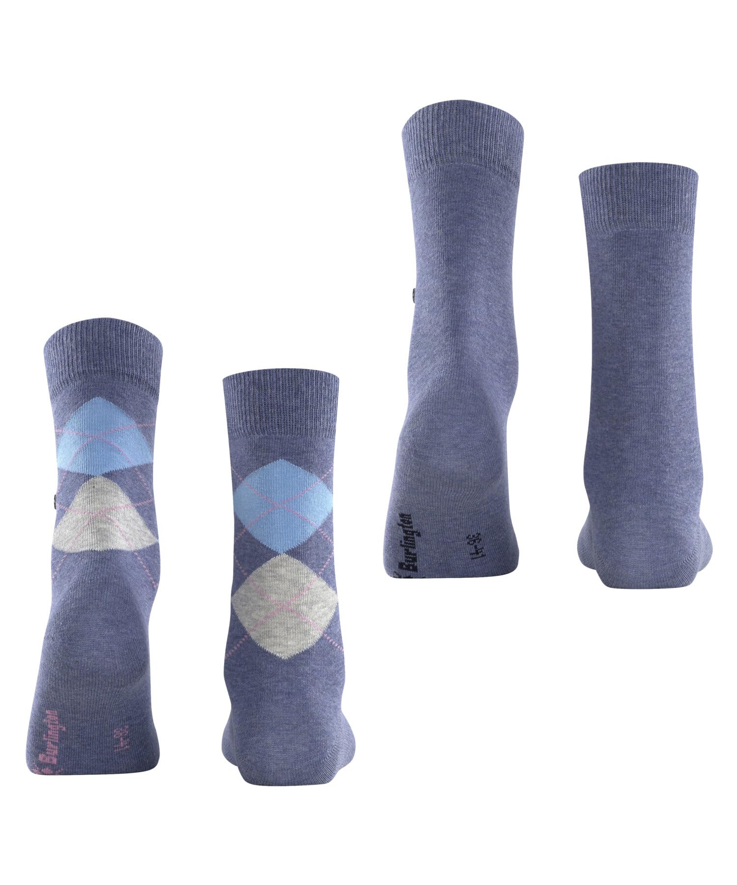 burlington-everyday-mix-2-pack-socken-damen-blau-baumwolle image 2