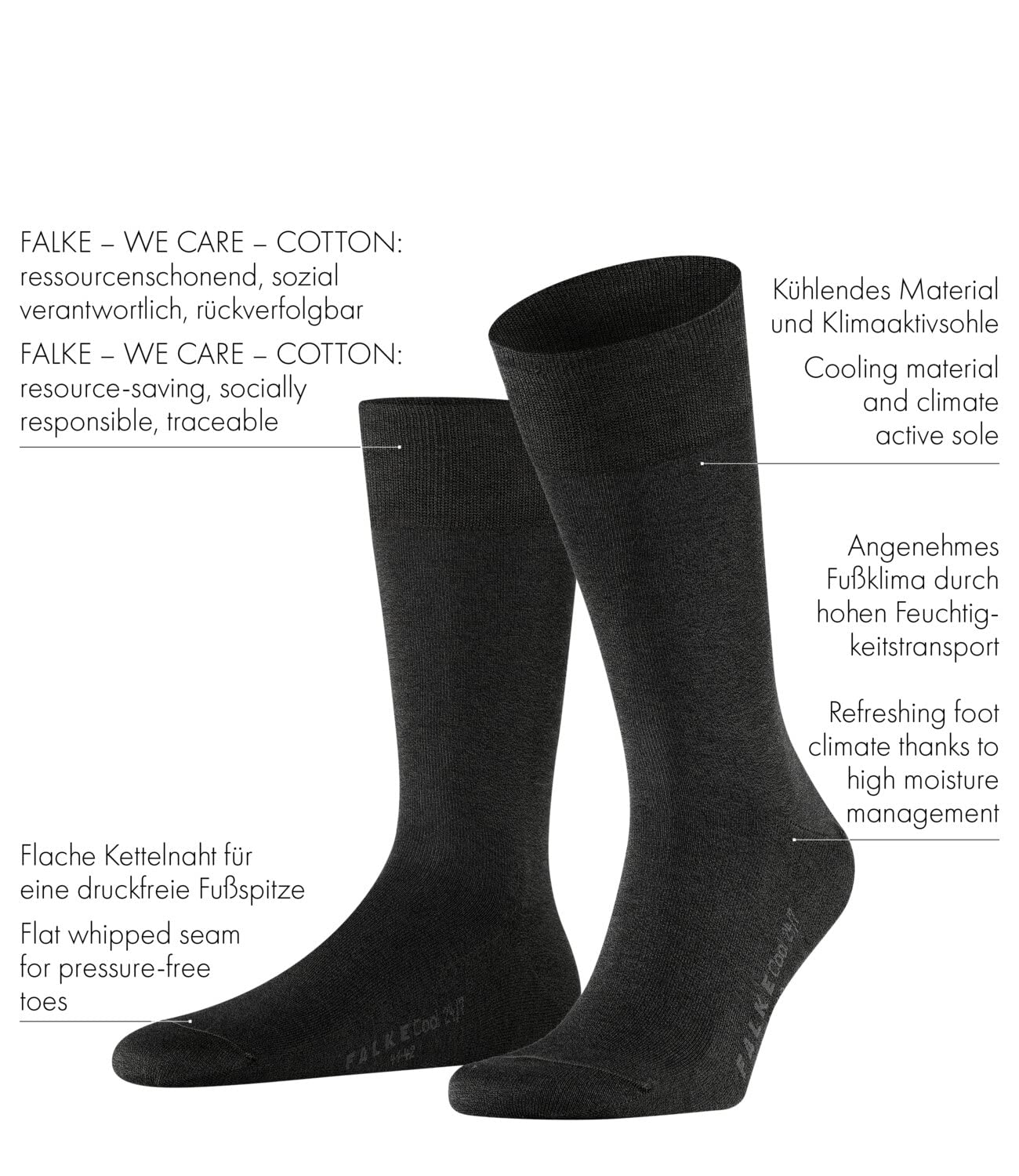 falke-cool-24-7-herren-socken-royal-blue-baumwolle-k-hlend image 4