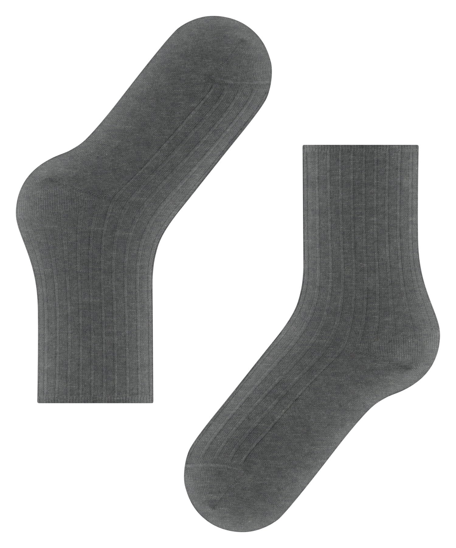 falke-cotton-touch-cotton-rib-socken-grau-39-42-baumwolle image 5