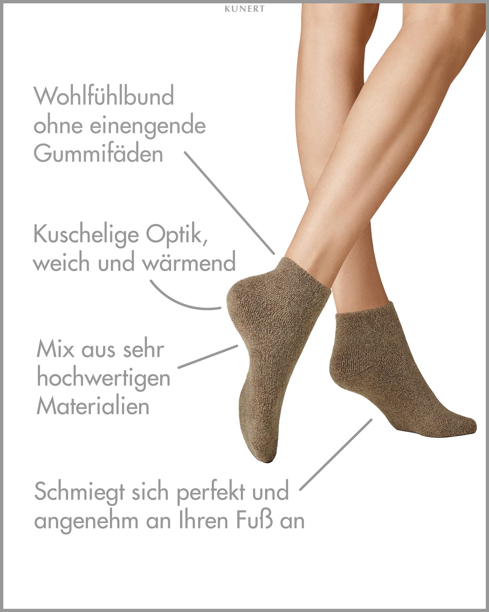 kunert-homesocks-damen-sneaker-socken-marshy-35-38-ohne-gummi image 2