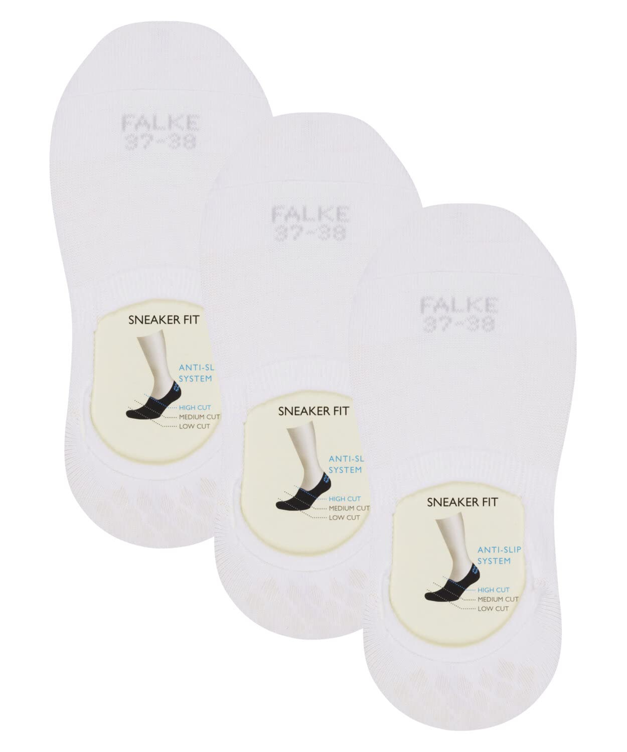 falke-step-invisible-f-linge-baumwolle-wei-37-38-3-paar image 4