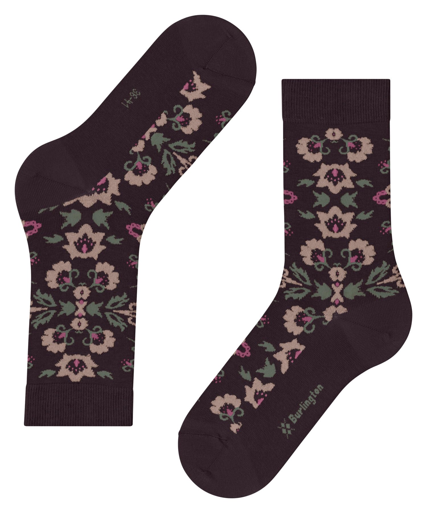 burlington-bonnie-damen-socken-barolo-8526-blumen-samt-baumwolle image 5