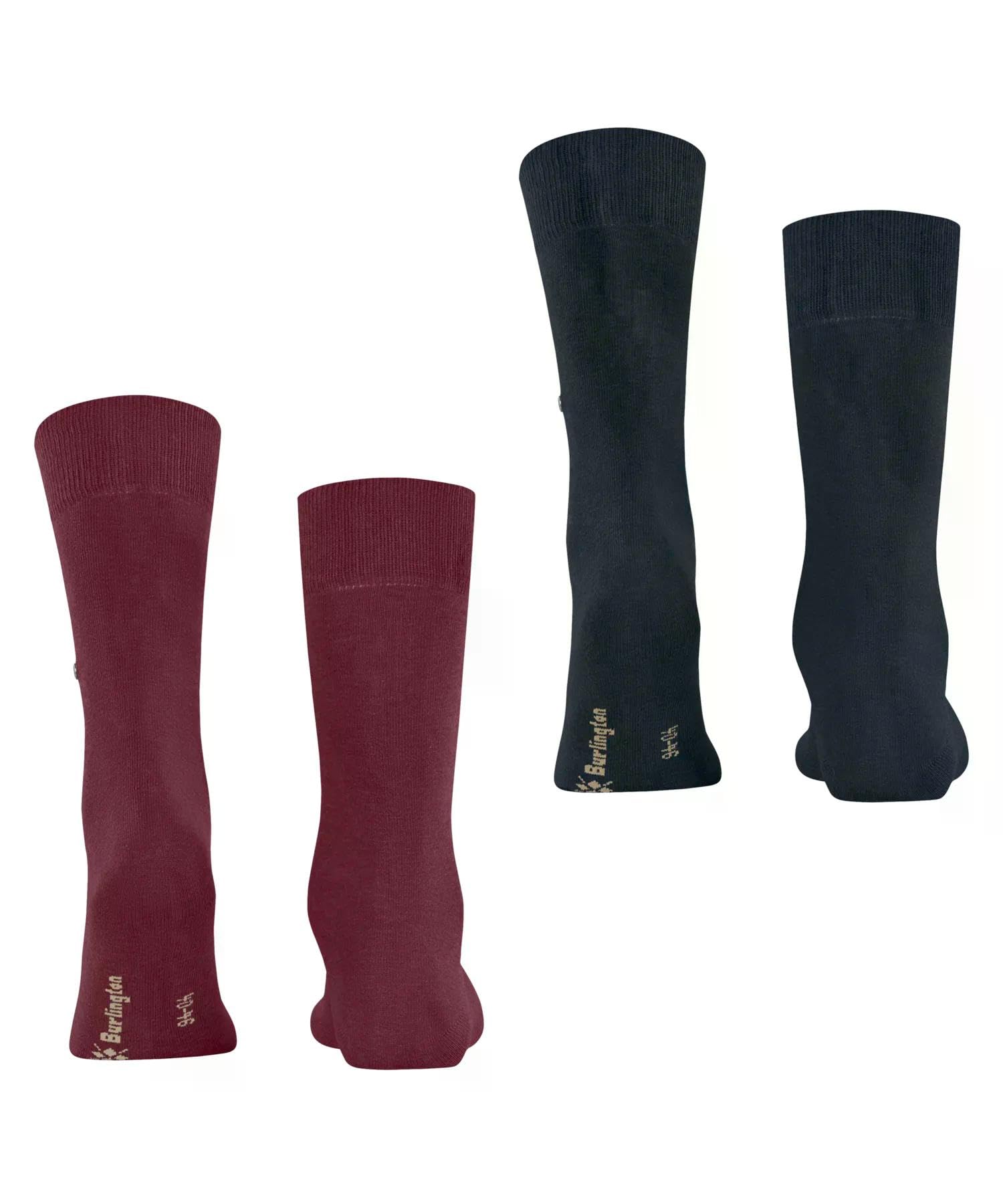 burlington-everyday-herren-socken-2-pack-rot-wine-8010 image 2