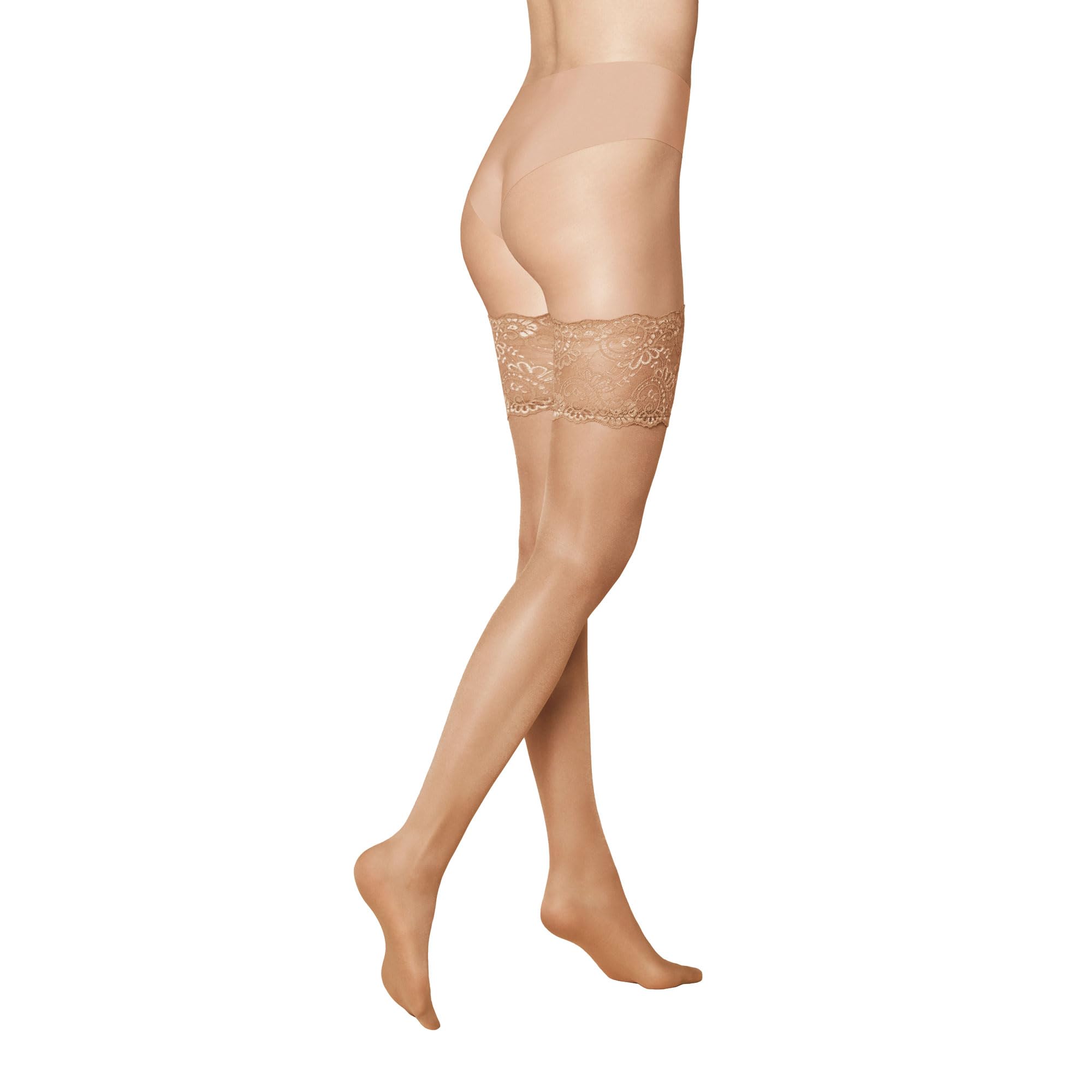 kunert-satin-look-halterlose-str-mpfe-cashmere-m-20-den image 8