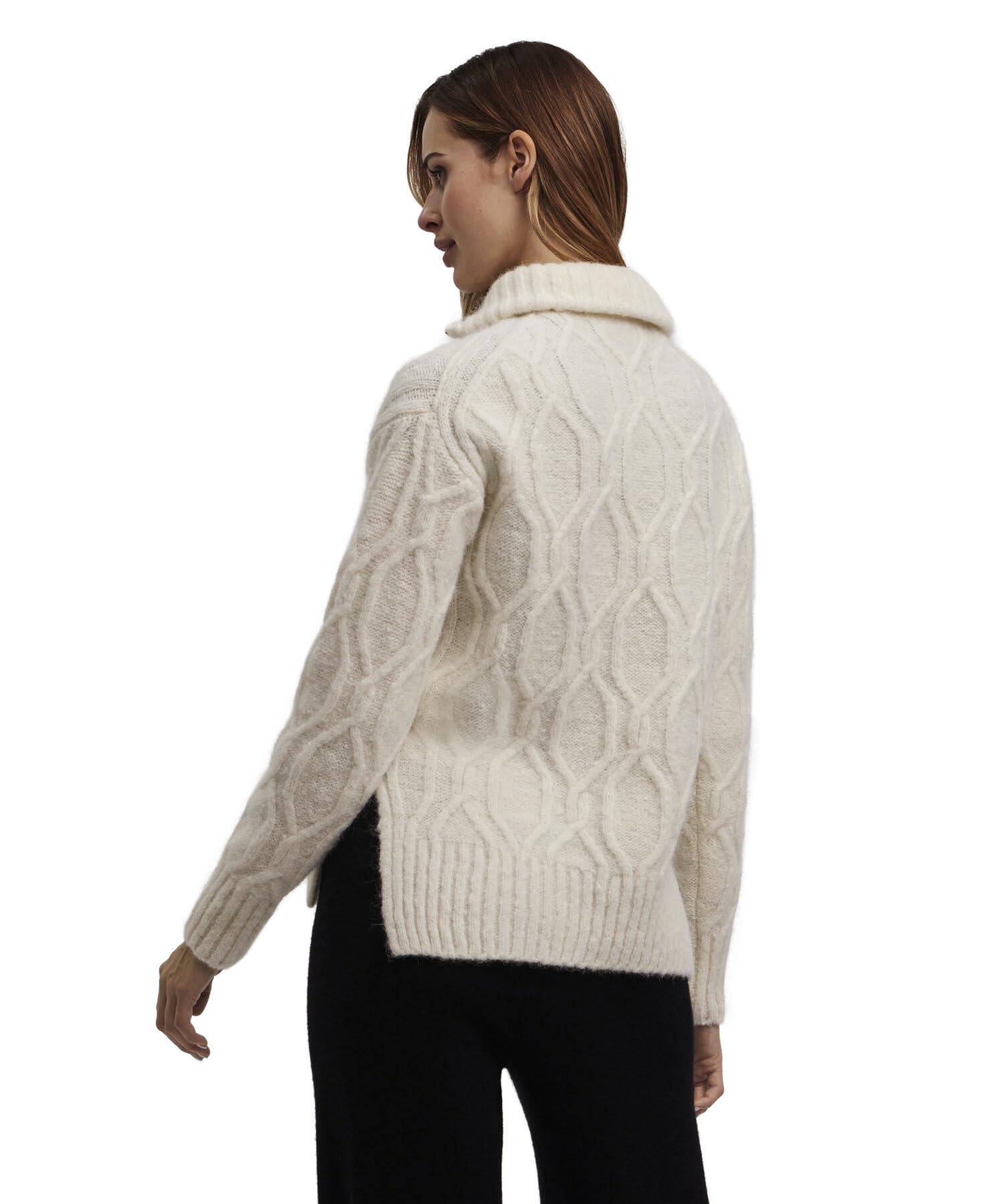 falke-merino-rustique-pullover-damen-troyerkragen-wolle image 2
