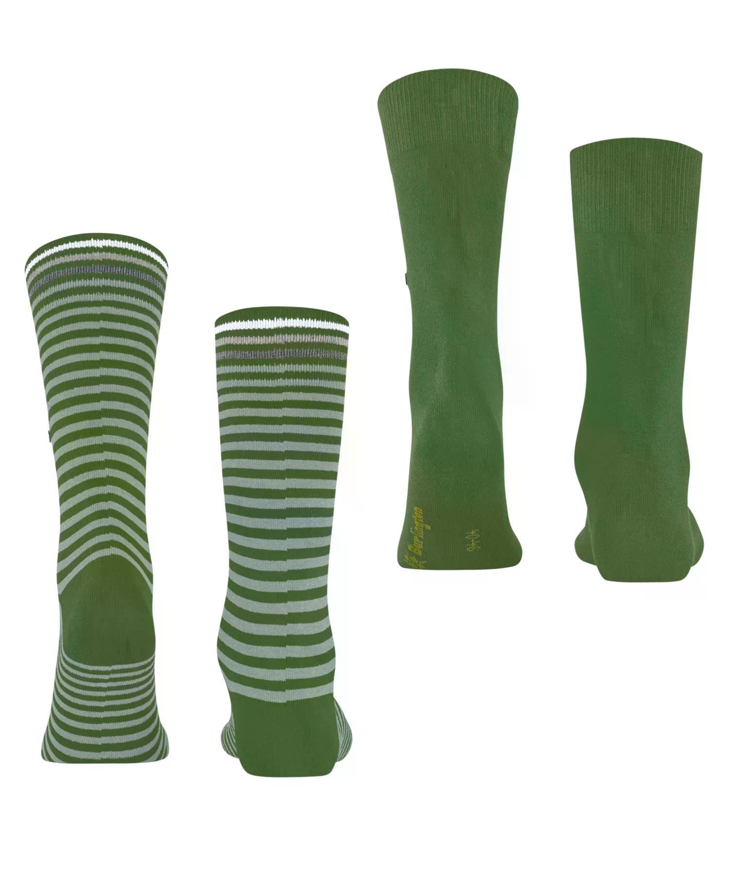 burlington-everyday-stripe-socken-2-pack-gr-n-cactus image 2