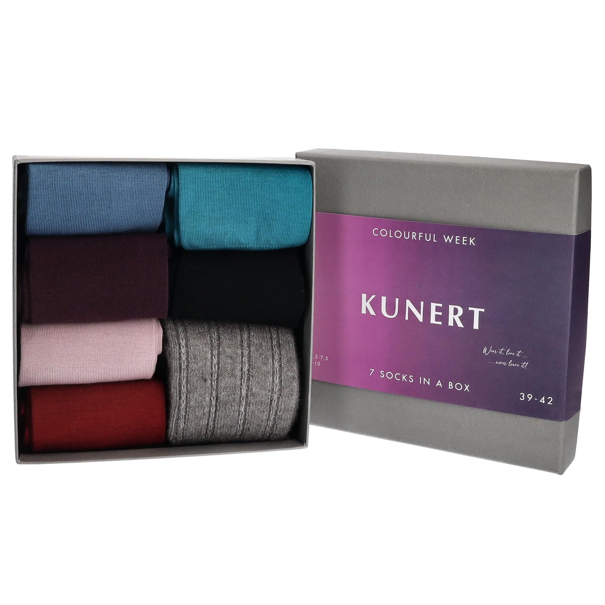 kunert-liz-colourful-week-box-socken-komfortbund-35-38 image 1