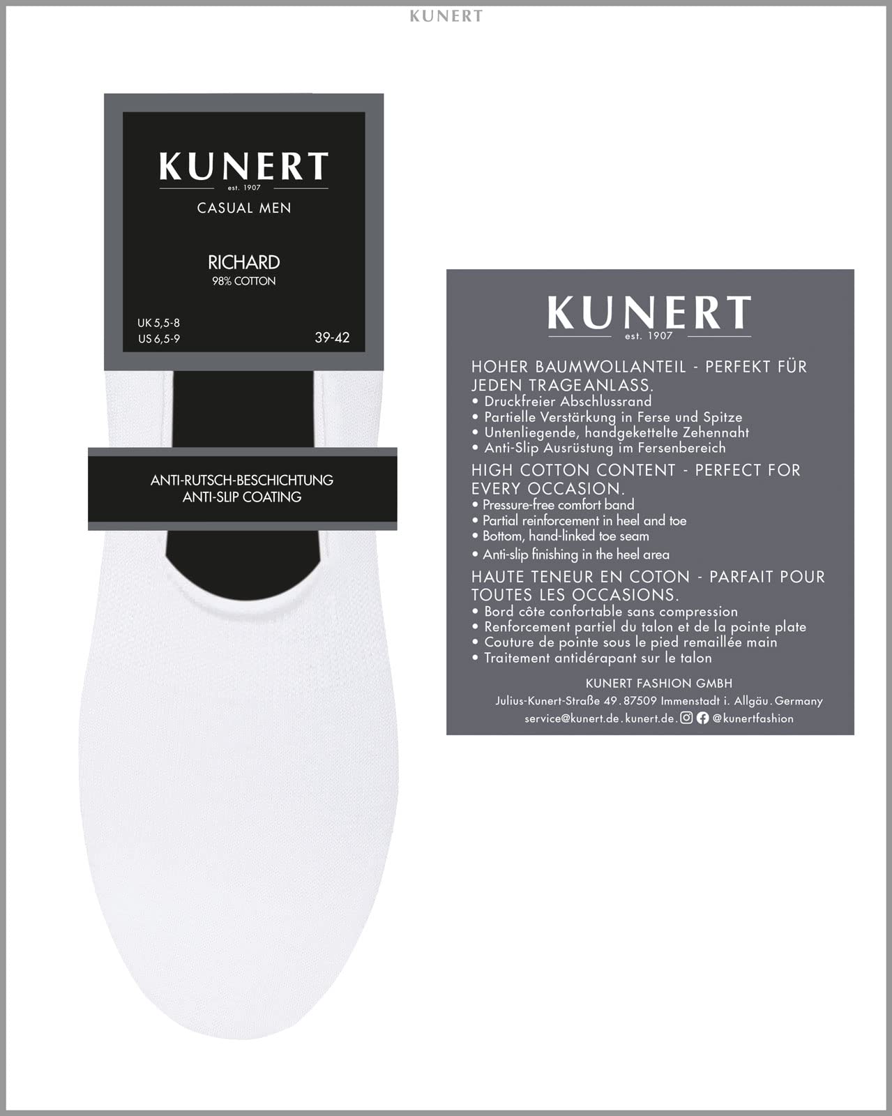 kunert-richard-herren-f-linge-schwarz-antirutsch image 4