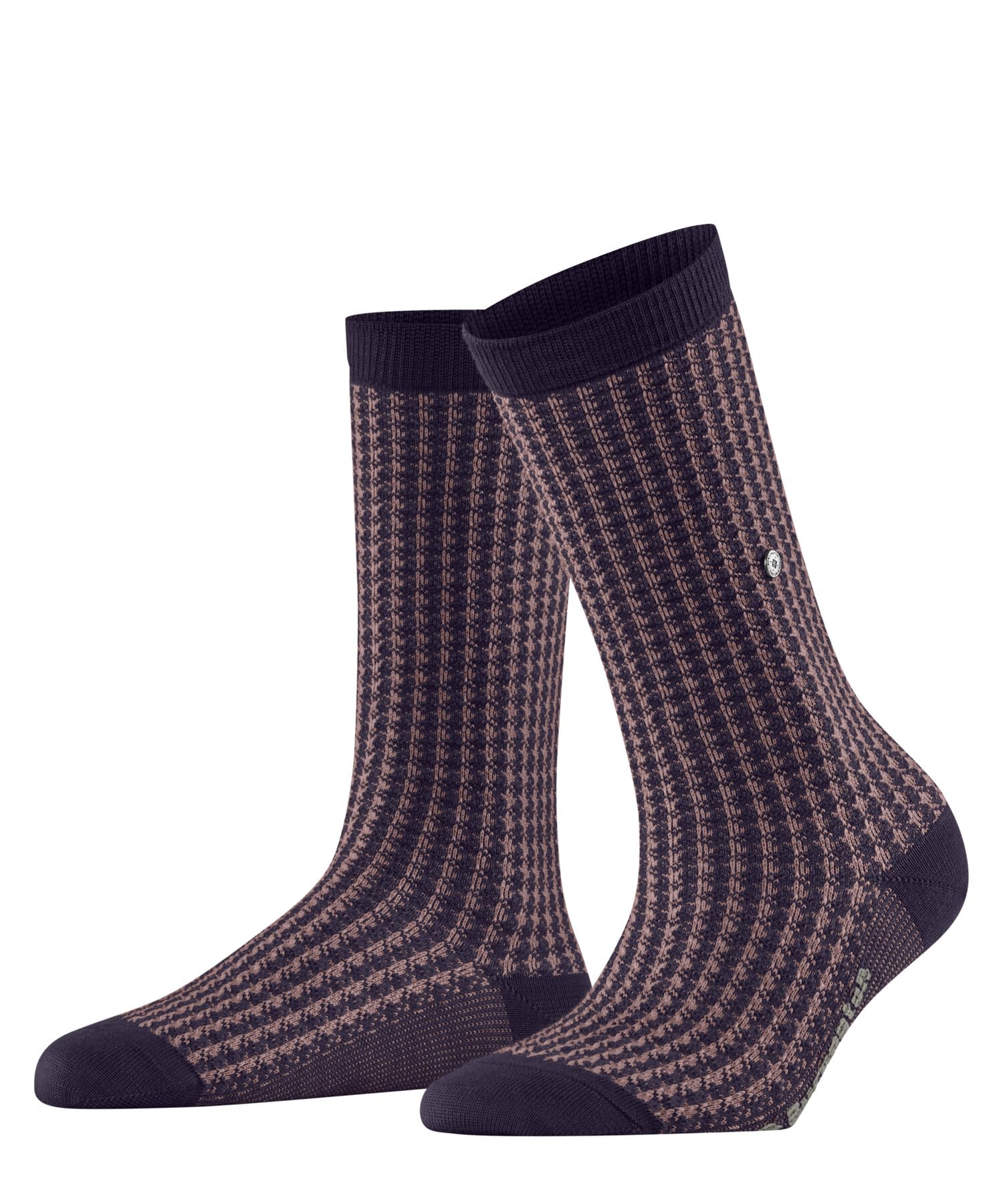 burlington-pepita-socken-gr-n-forest-baumwollmischung-damen image 6