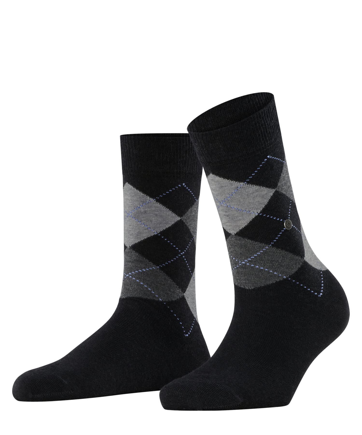 burlington-queen-damen-socken-lilac-36-41-baumwolle-argyle image 8