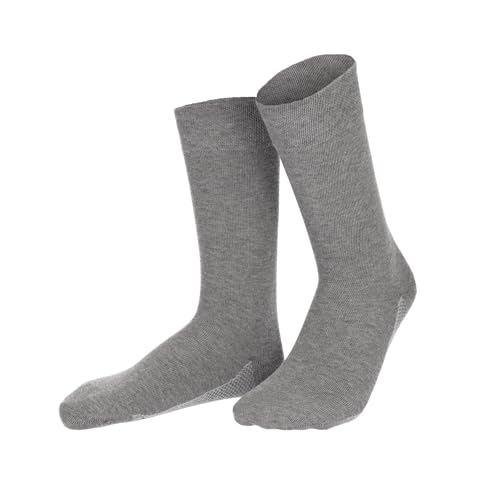 hudson-relax-dry-cotton-socken-grau-melange-43-46-1-paar image 7