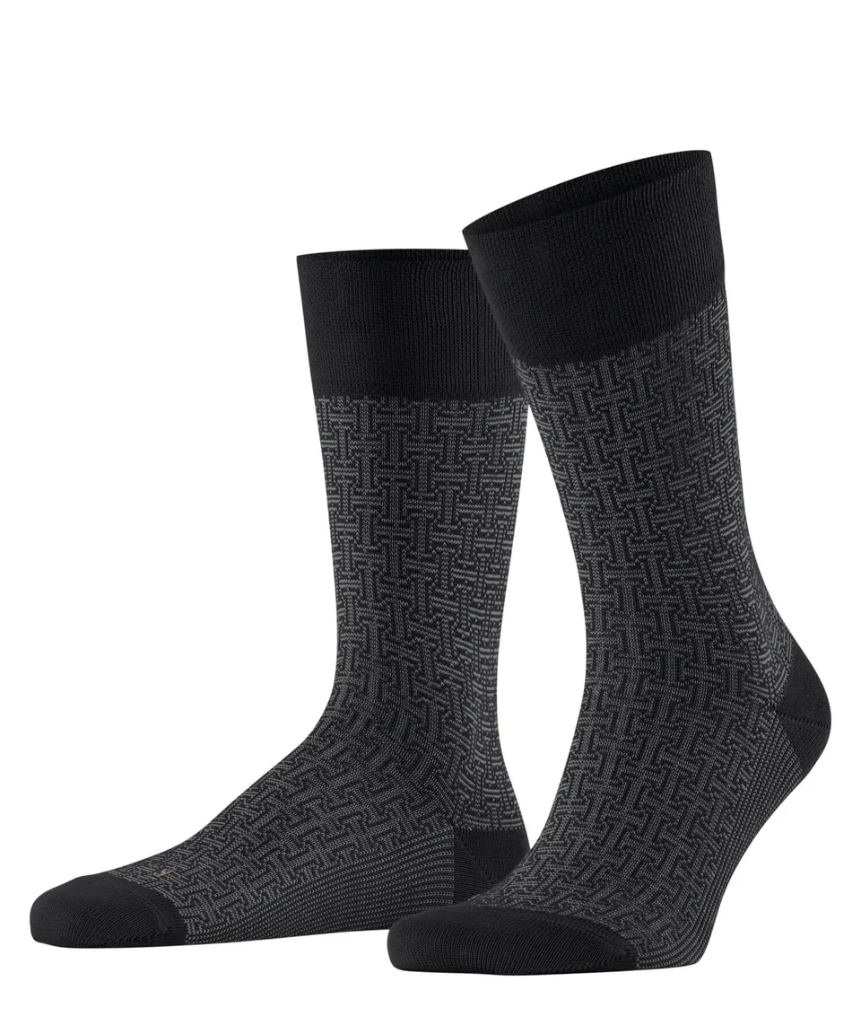 falke-sensitive-london-socken-herren-schwarz-39-42-baumwolle image 1