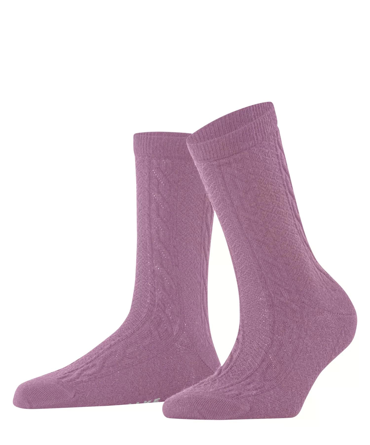 falke-declivity-socken-blush-zopfmuster-wolle-35-38 image 1