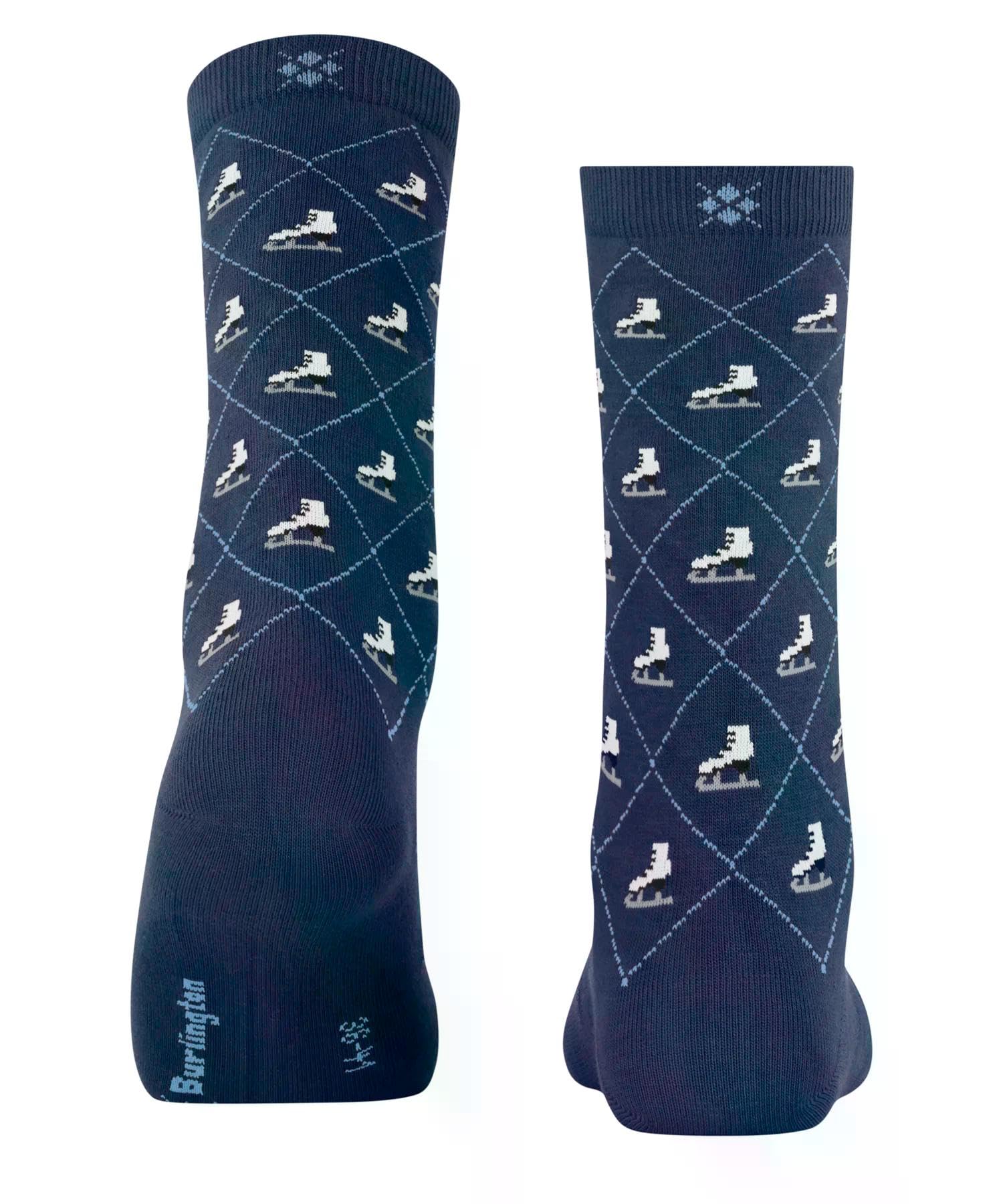 burlington-ice-skate-damensocken-royal-blue-6000-argyle image 2