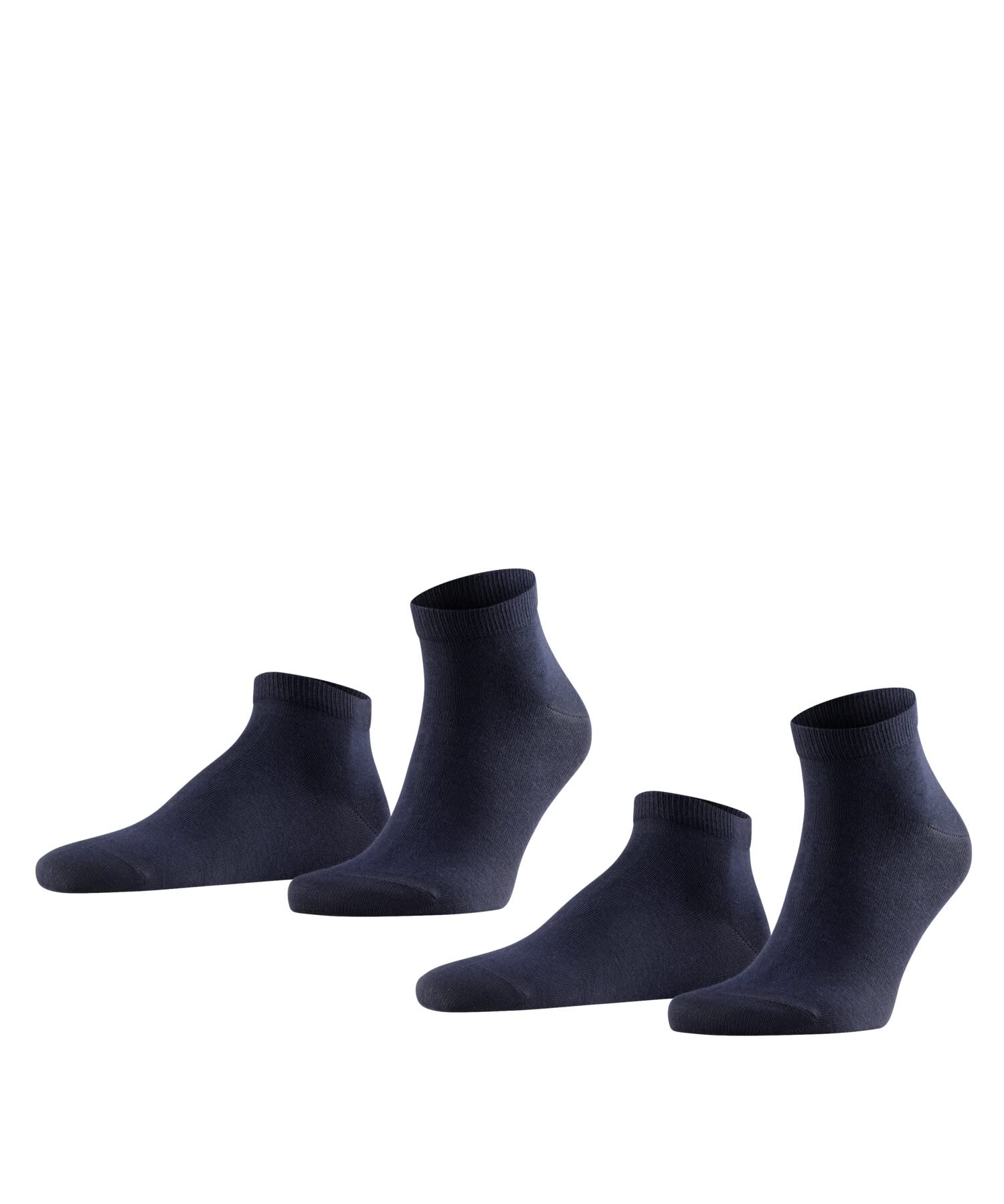 falke-happy-sneakersocken-baumwolle-2-pack-schwarz image 7