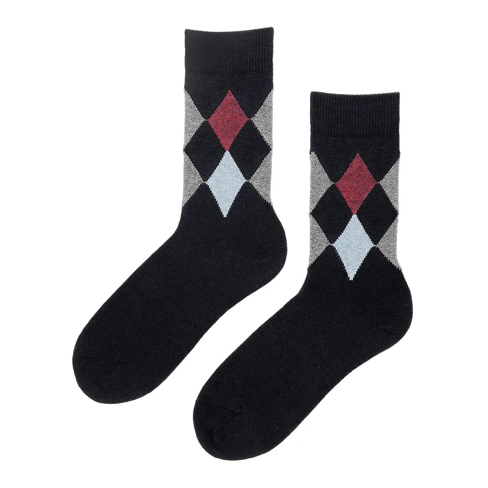 hudson-only-city-map-socke-herren-schwarz-39-42-gemustert image 1