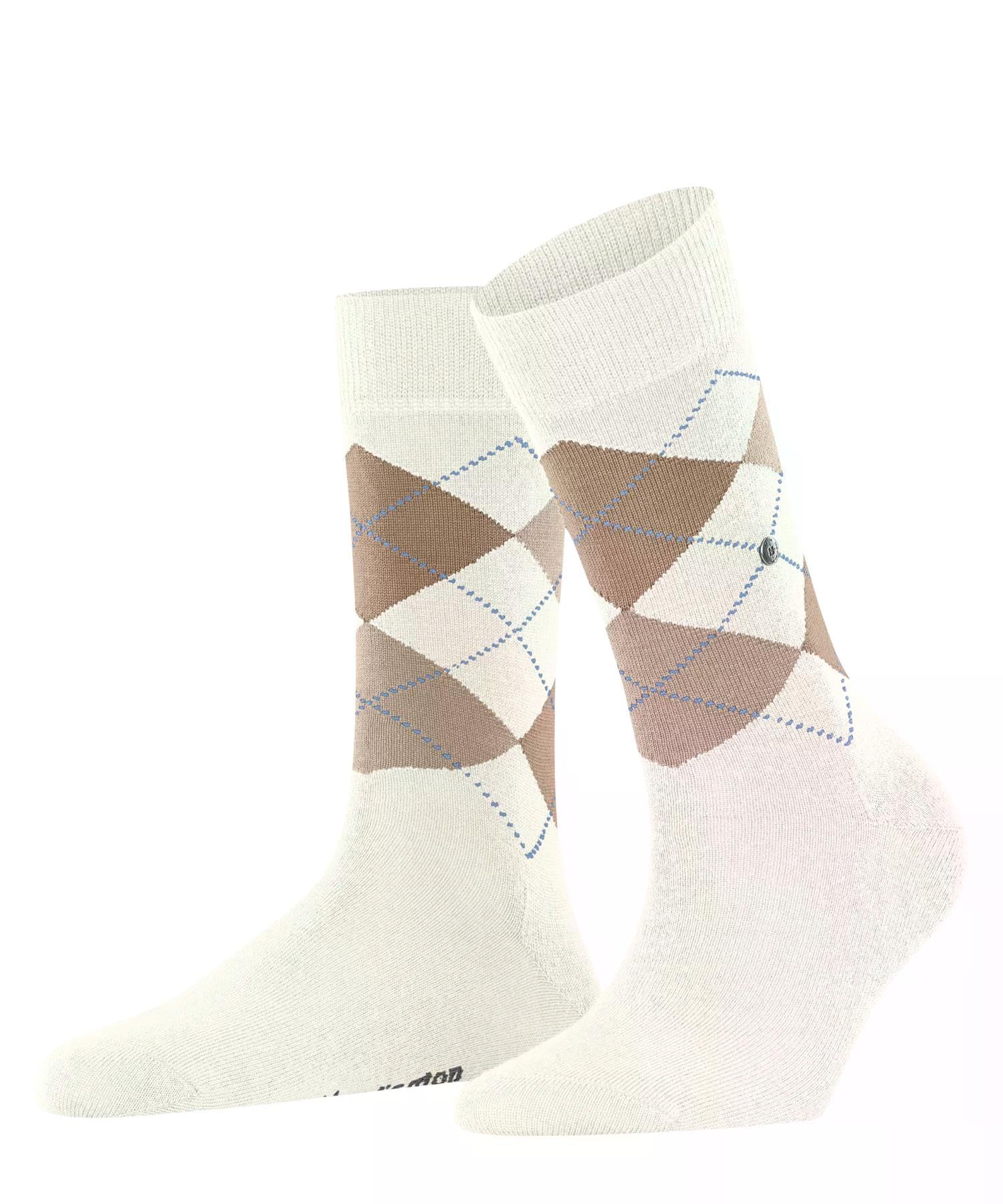 burlington-marylebone-socken-wolle-off-white-argyle image 1