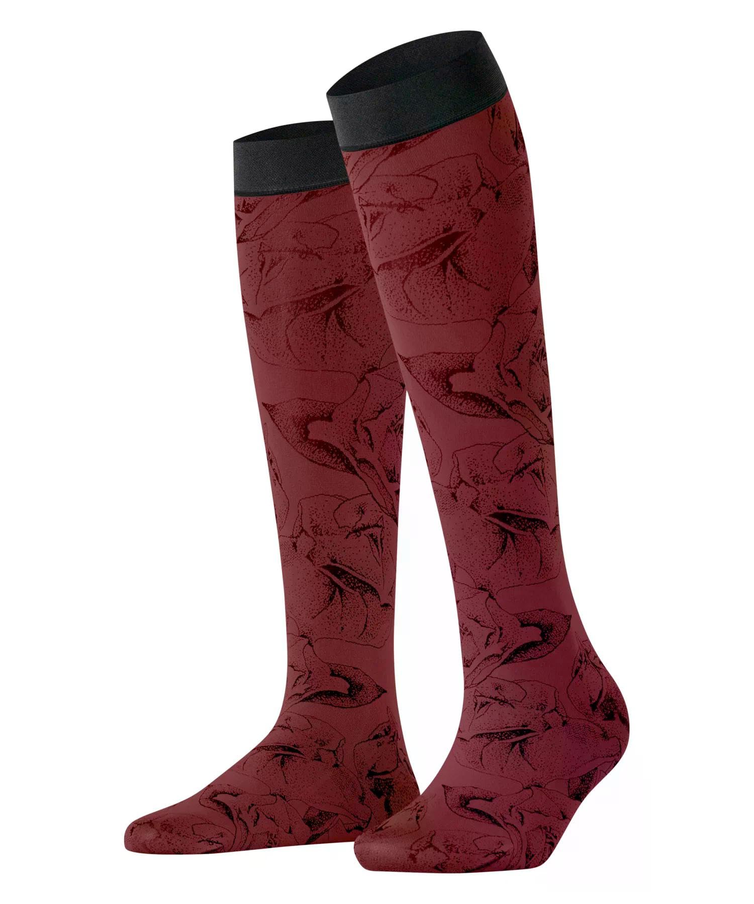 falke-rose-brush-kniestr-mpfe-silver-3462-grau-seidenglatt image 1