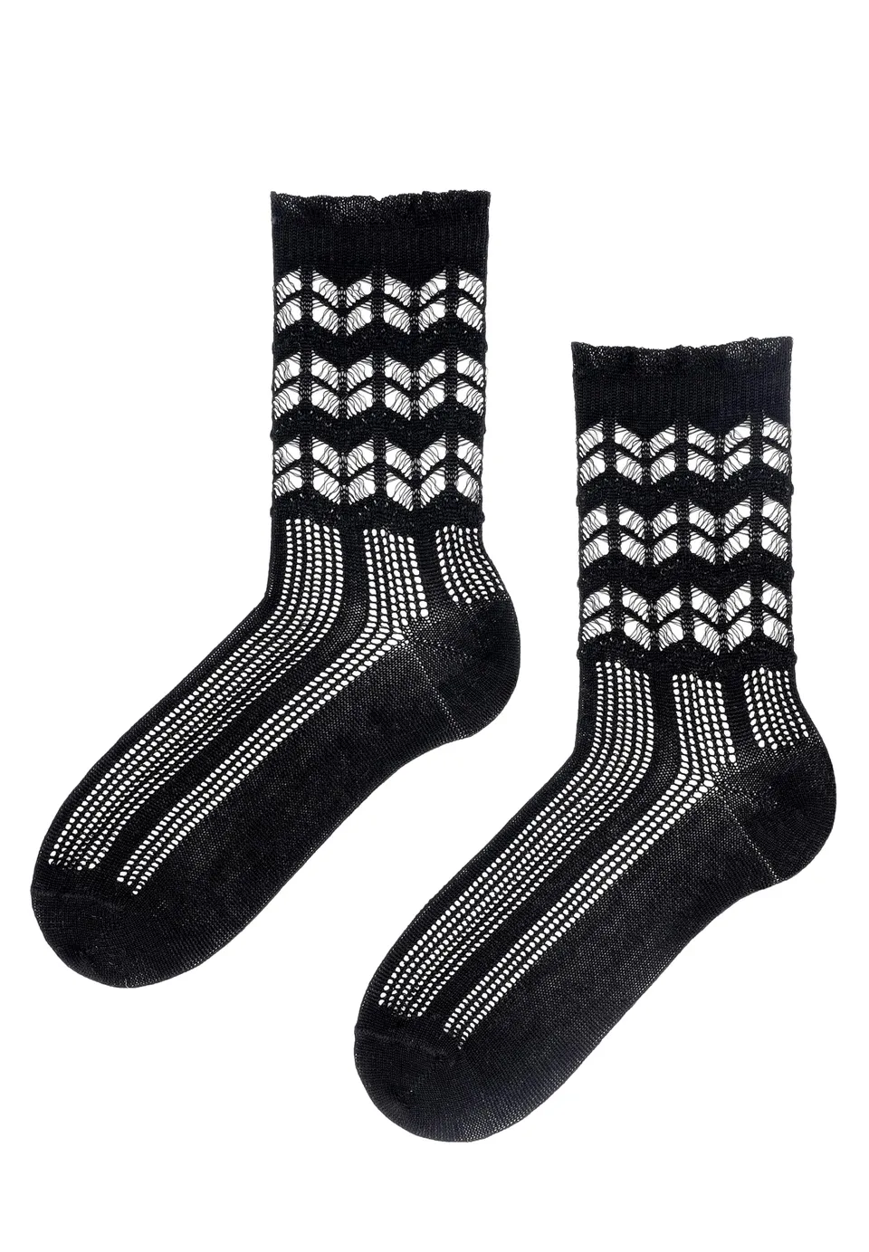 kunert-raffinesse-romantic-ajour-socken-schwarz-39-42 image 1