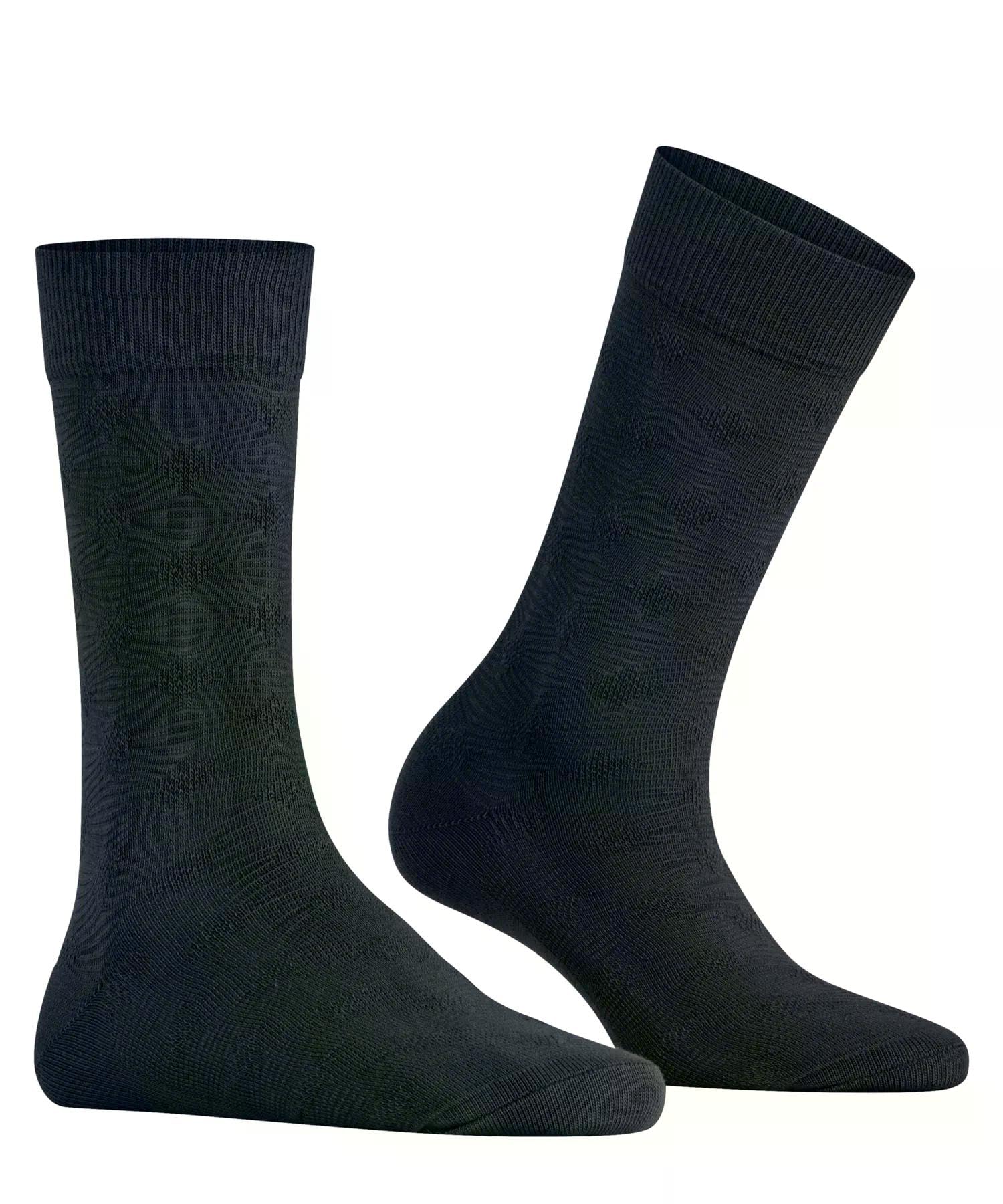 burlington-structured-dot-socken-damen-blau-marine-transparent image 4