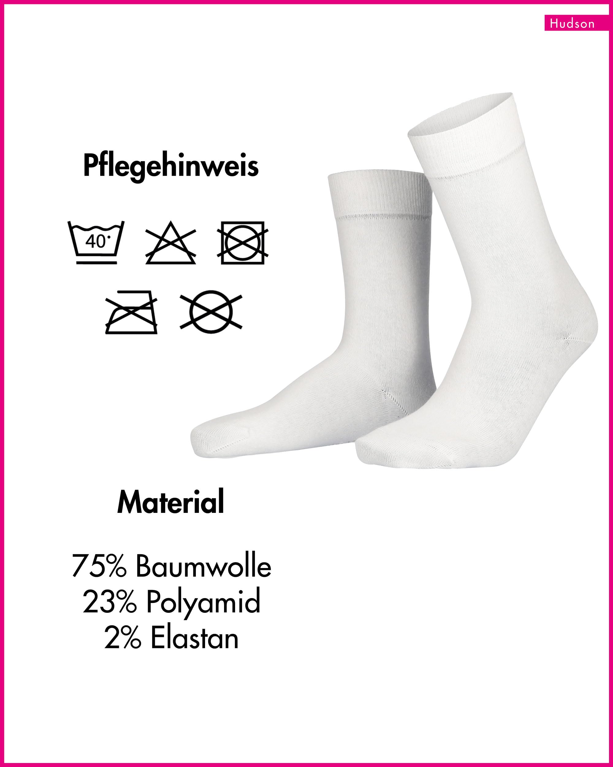 hudson-only-herrensocken-baumwolle-2er-pack-schwarz image 5