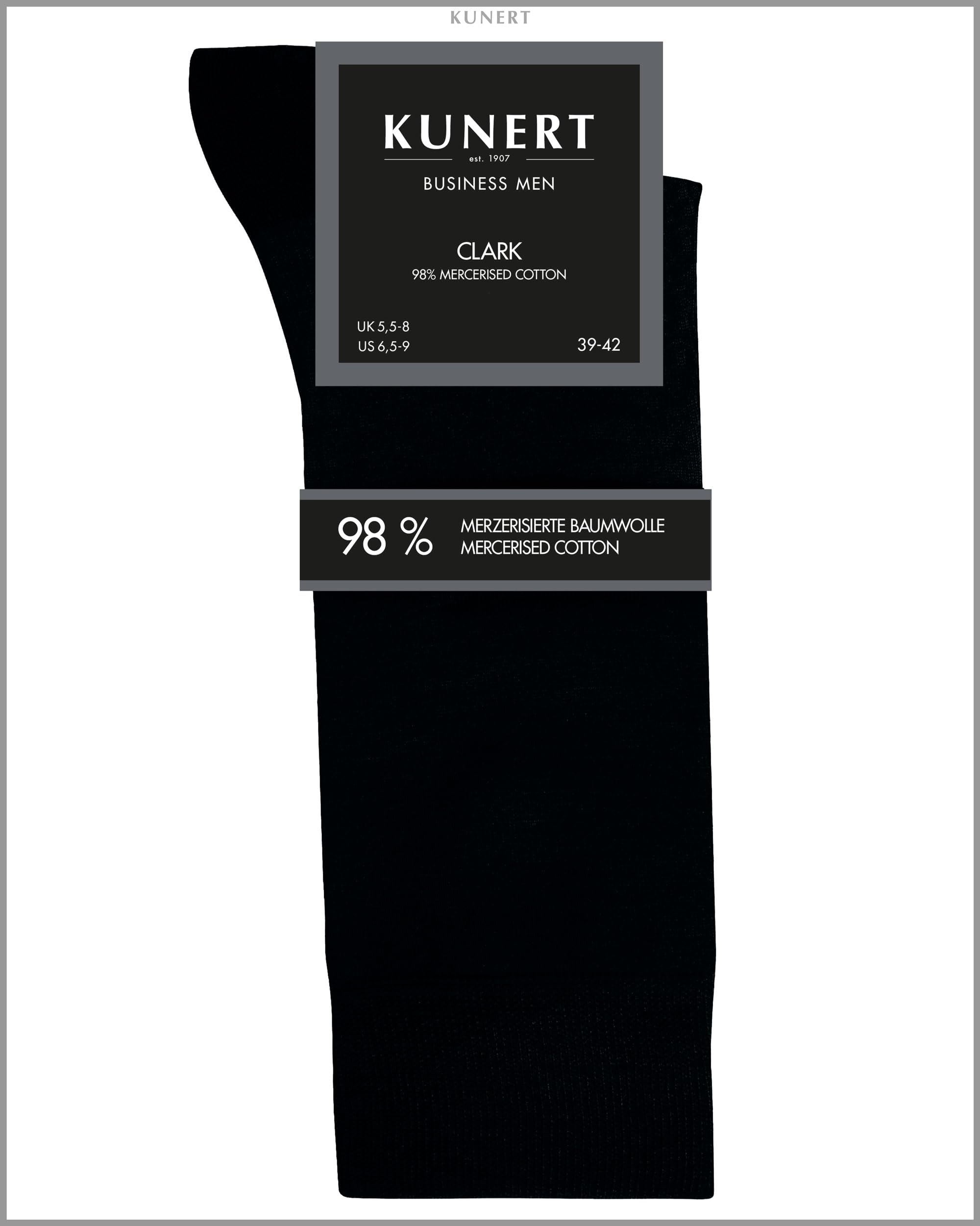 kunert-clark-herren-socken-baumwolle-druckfrei-schwarz image 4