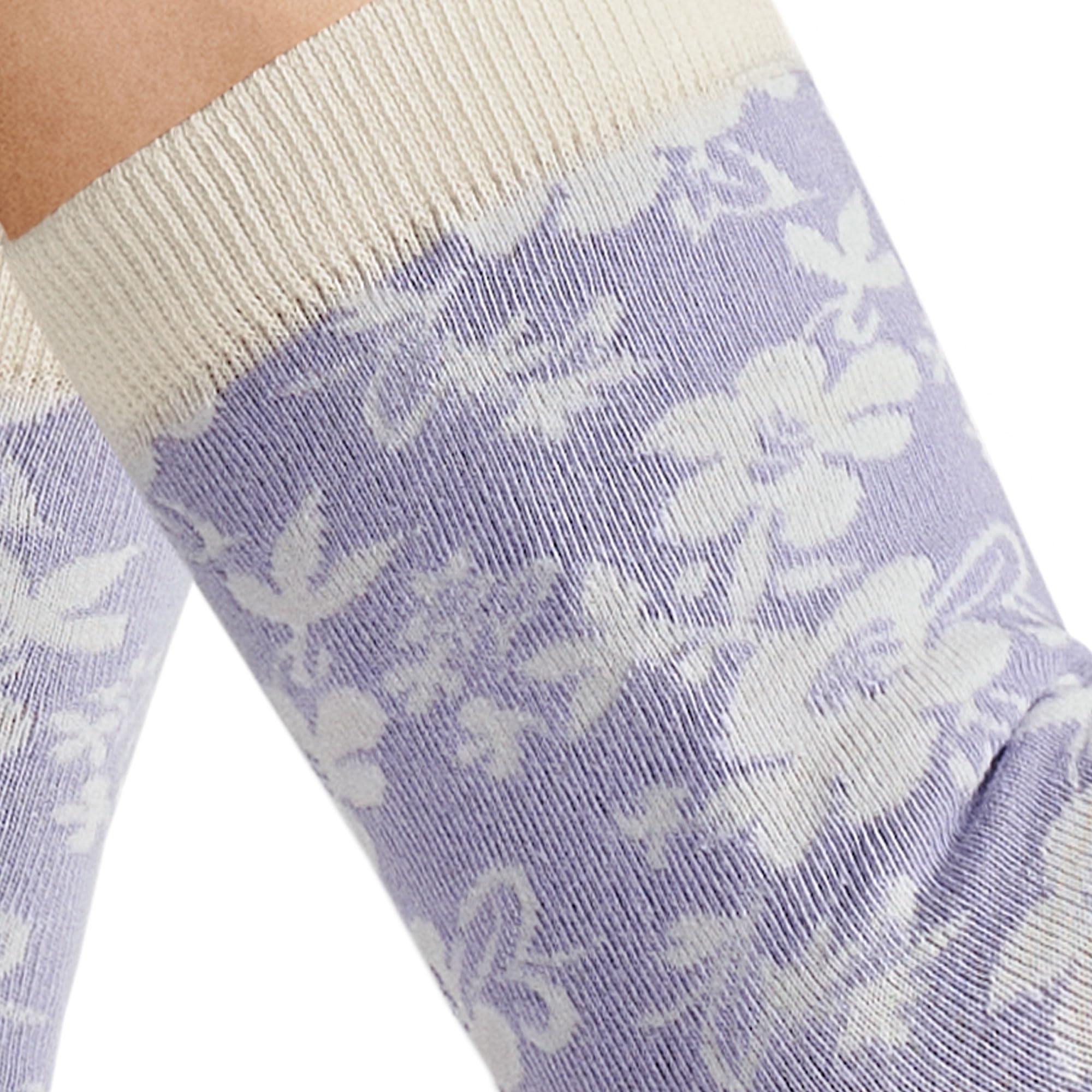 hudson-only-flower-damensocken-off-white-35-38-blumen image 2