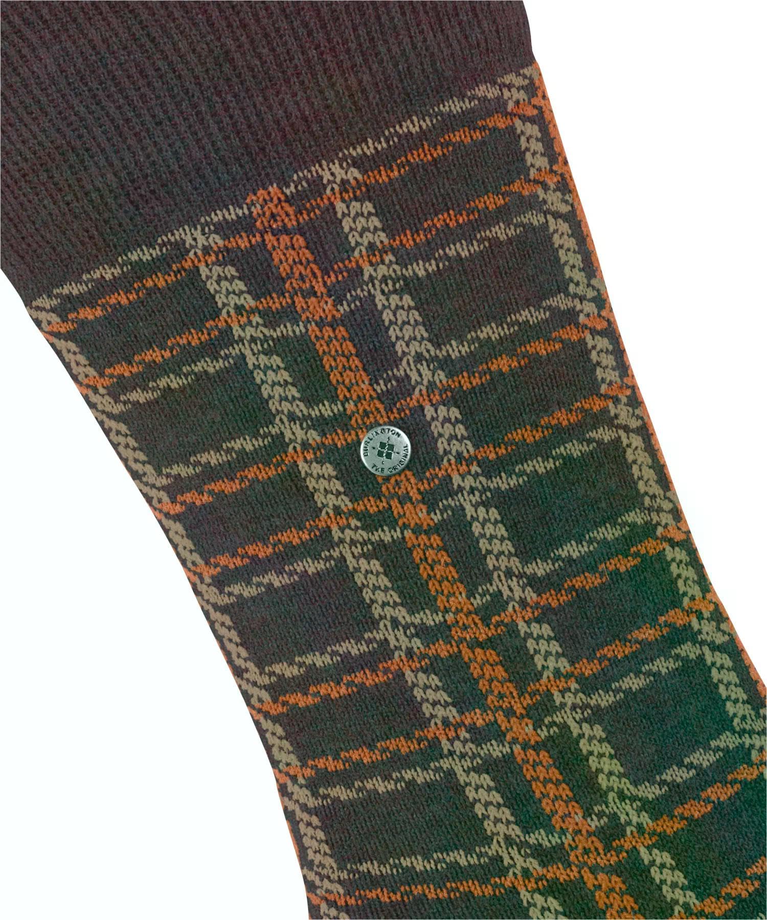 burlington-grid-herrensocken-kaschmir-rot-40-46 image 3