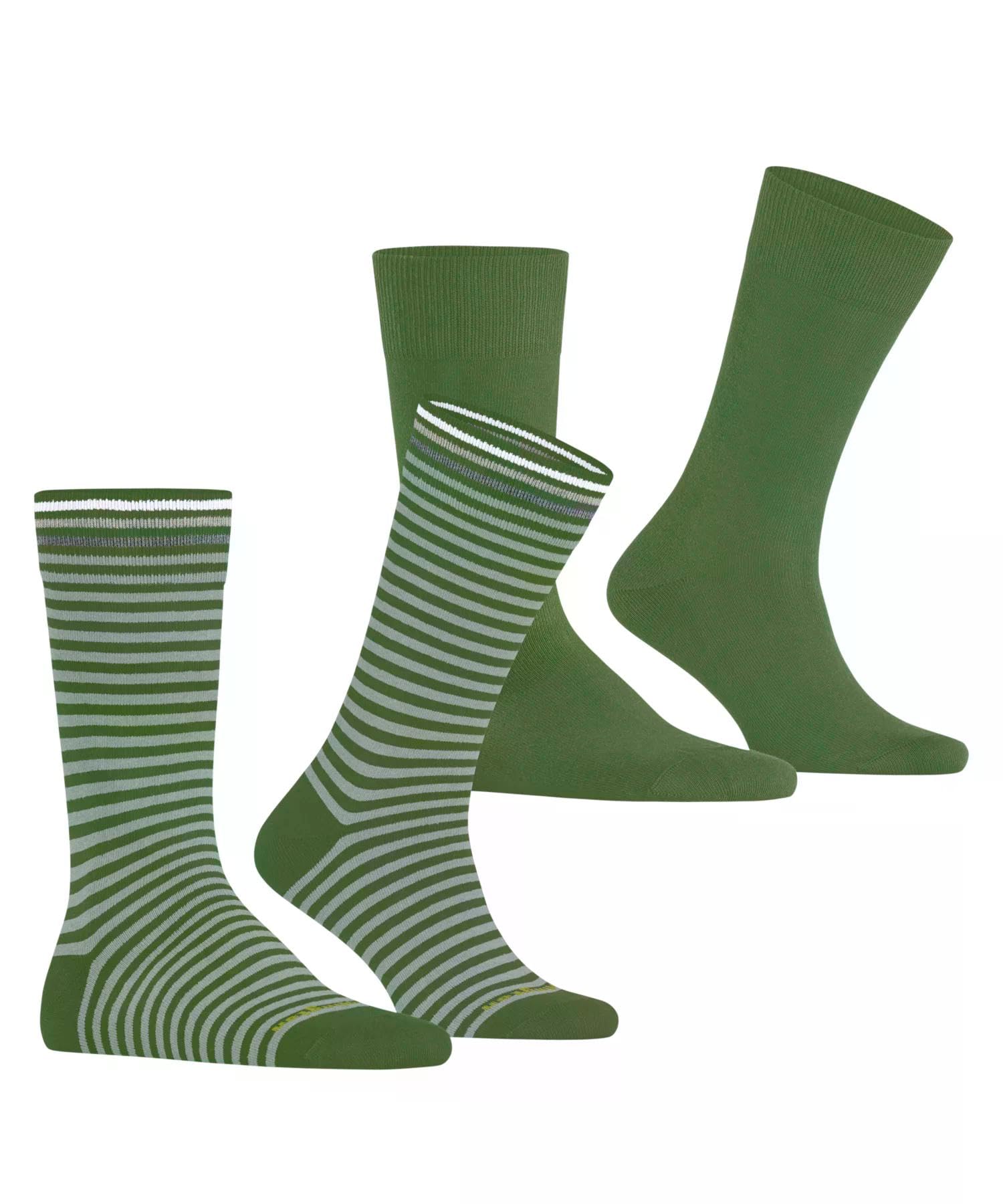 burlington-everyday-stripe-socken-2-pack-gr-n-cactus image 3