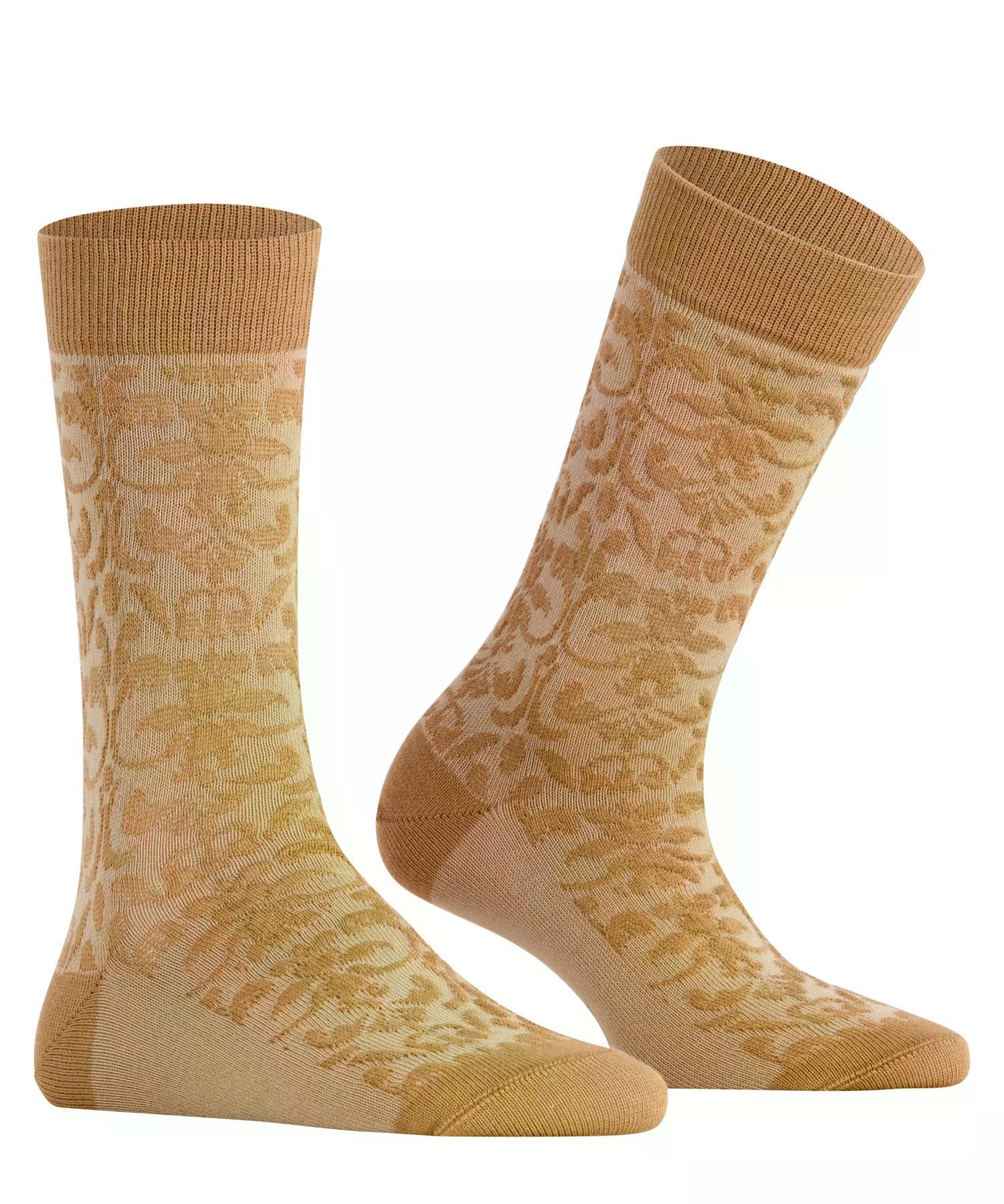 burlington-ornamental-socken-damen-baumwolle-beige image 4