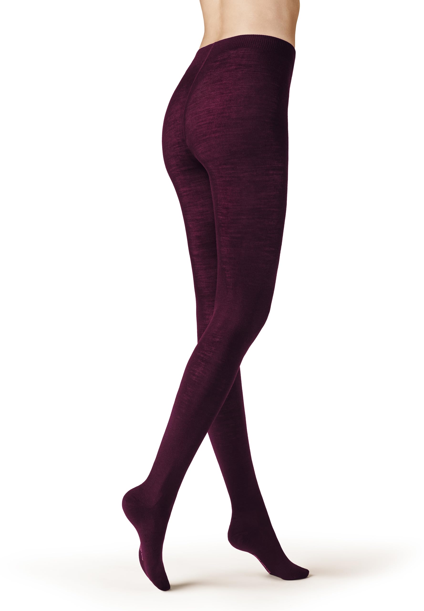 kunert-soft-wool-cotton-strumpfhose-wolle-dark-raisin-38-40 image 1