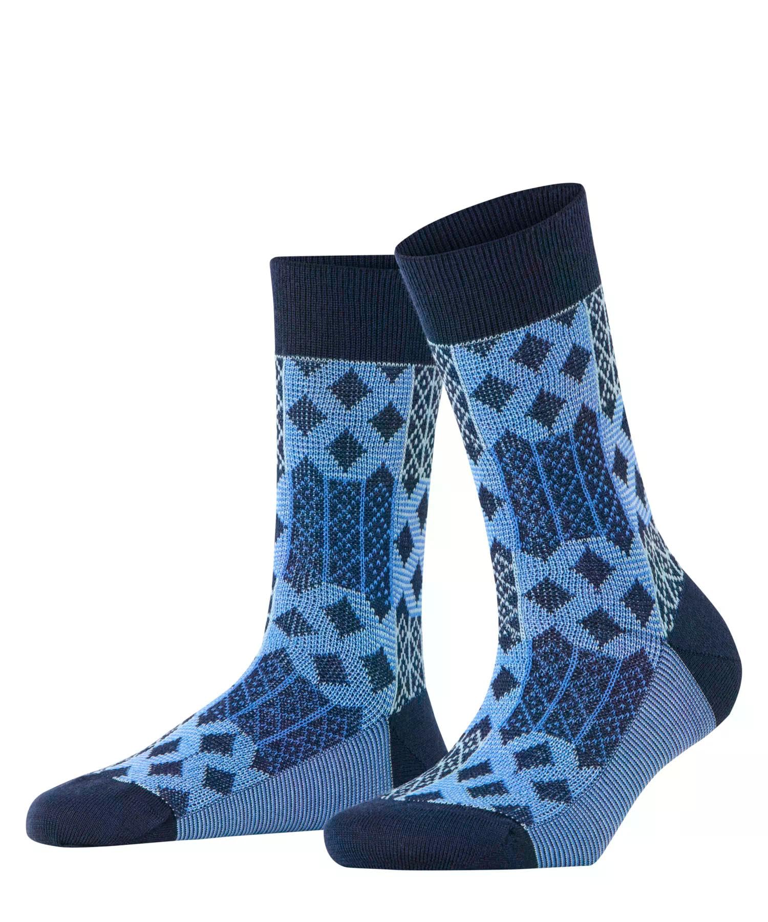burlington-mosaic-damensocken-wolle-schwarz-black-3000 image 7
