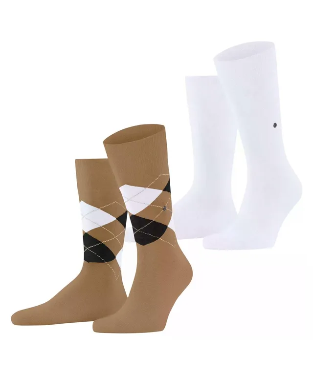 burlington-everyday-argyle-mix-2-pack-socken-auburn-baumwolle image 1