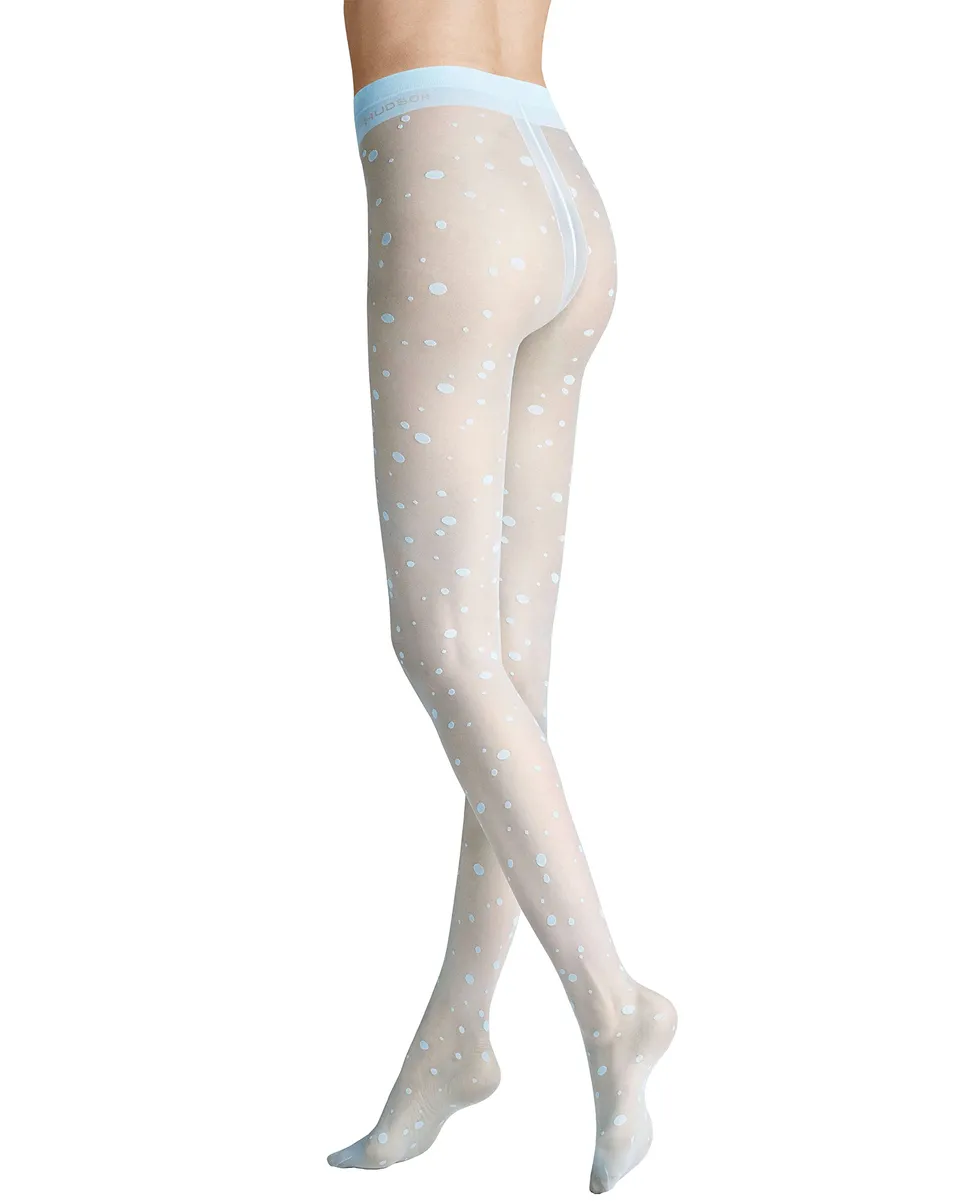 hudson-simply-blob-feinstrumpfhose-punkte-spring-blue image 1