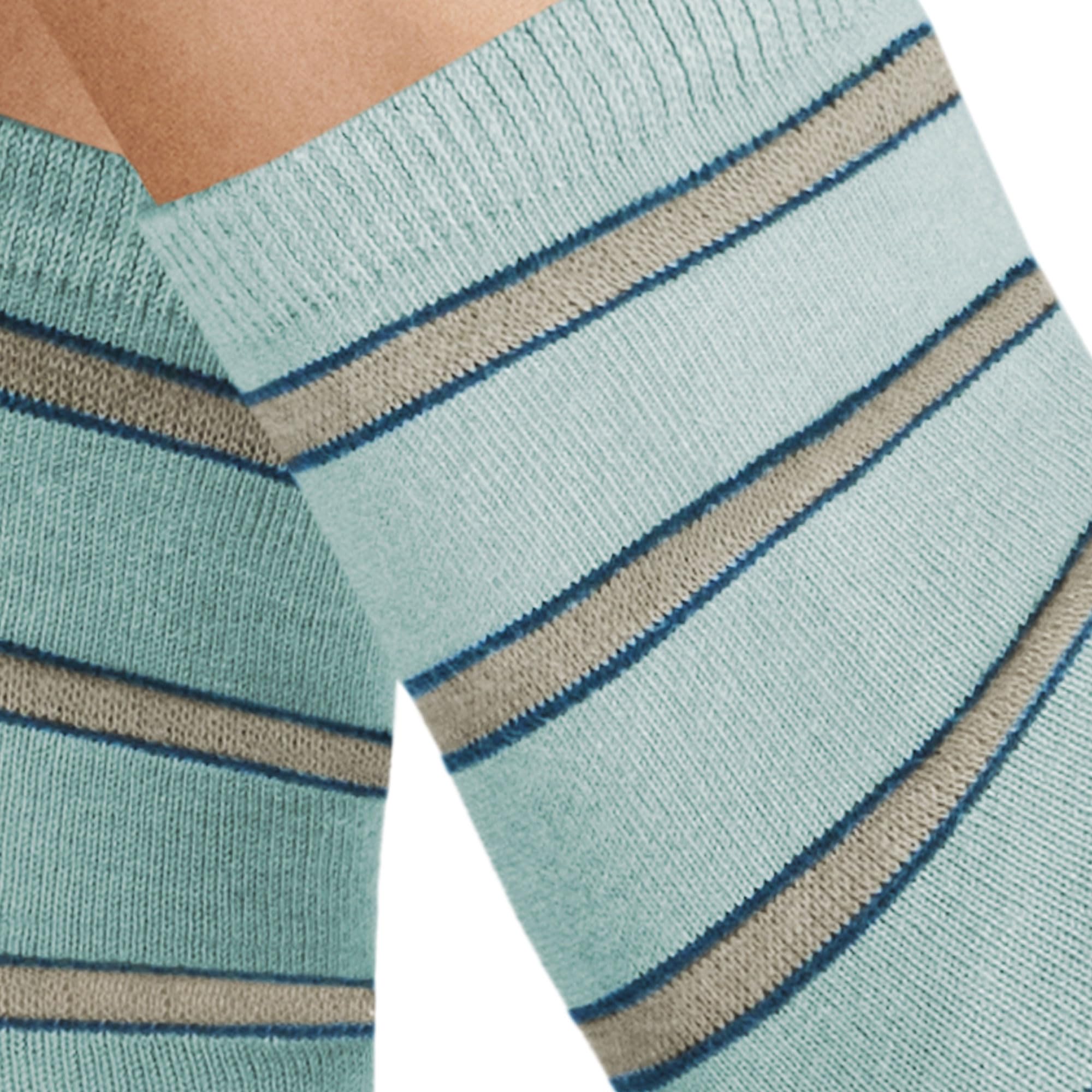 hudson-only-rings-socken-aqua-blue-39-42-ringel-baumwolle image 2