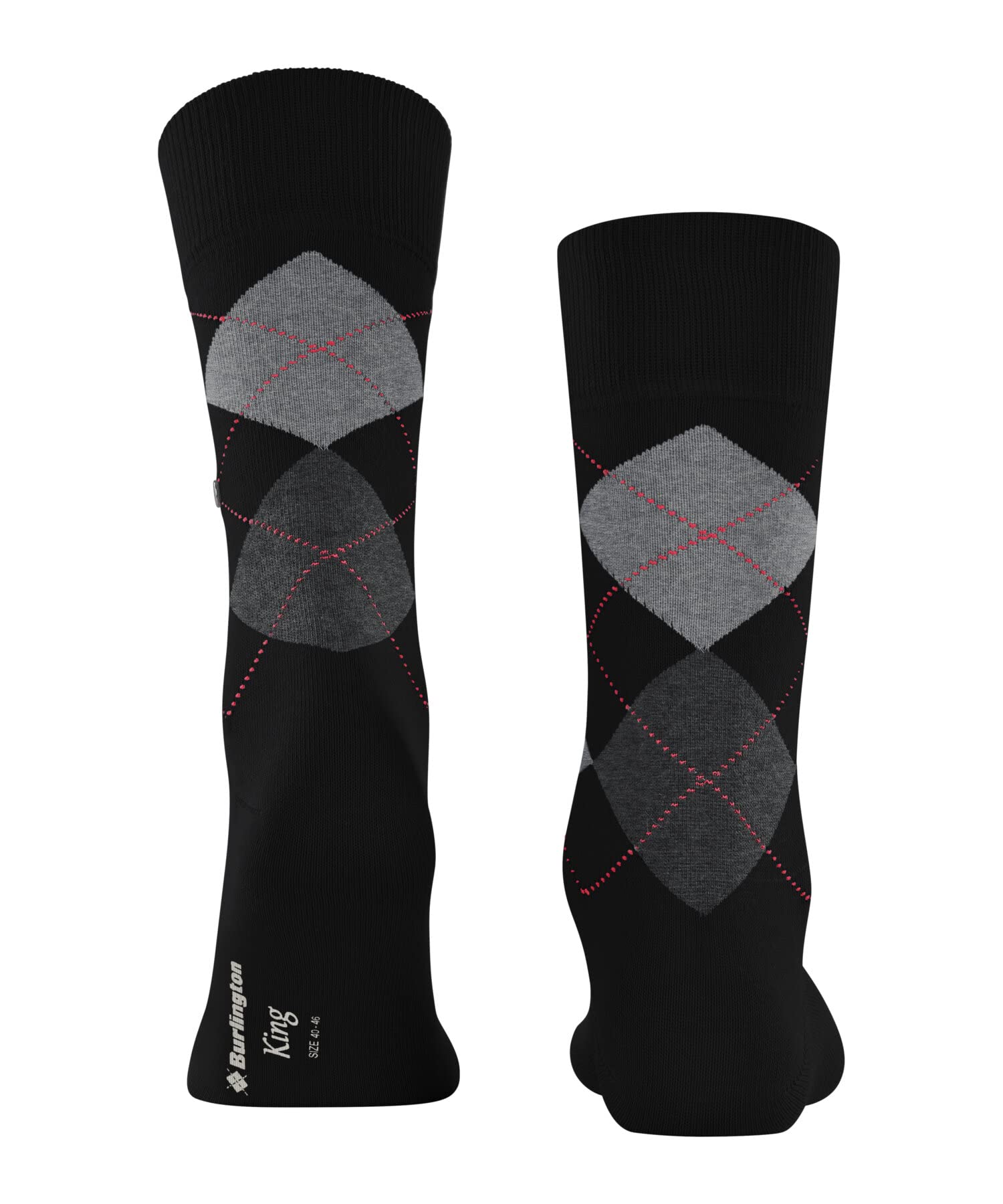 burlington-king-herrensocken-schwarz-46-50-bio-baumwolle image 2