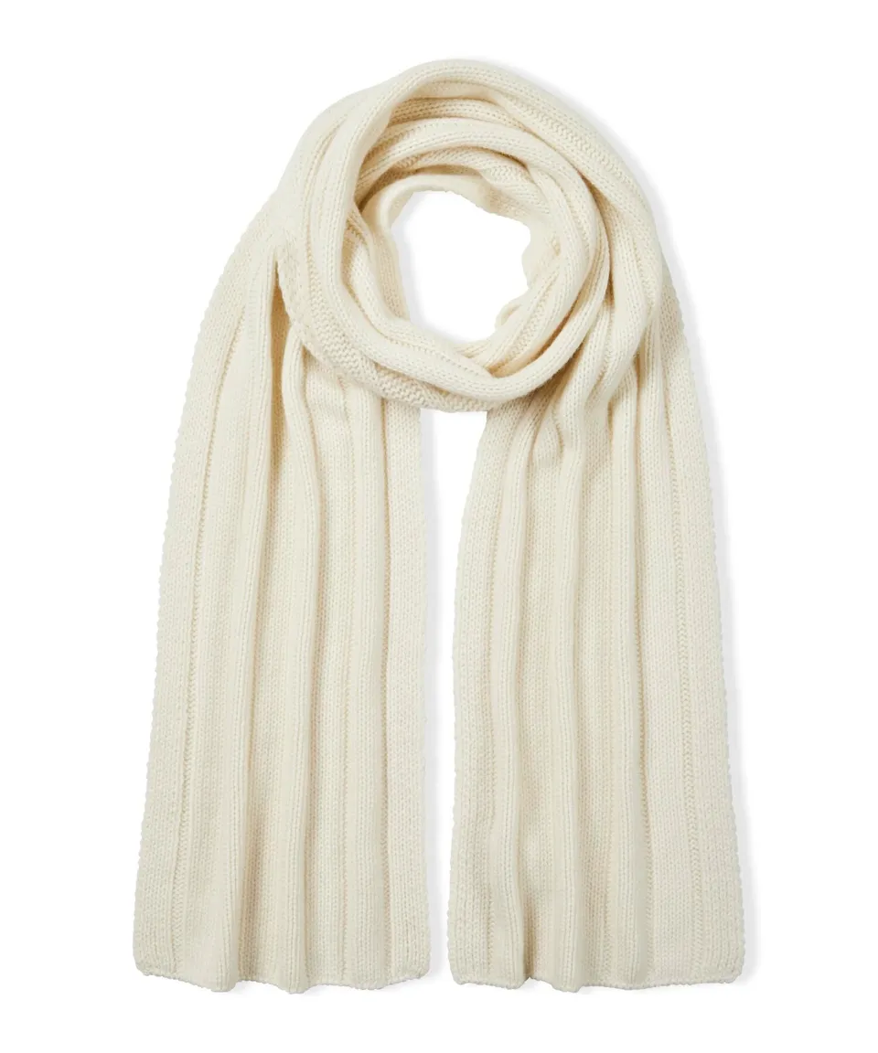 falke-keep-warm-scarf-rib-kaschmirschal-off-white-180cm image 1