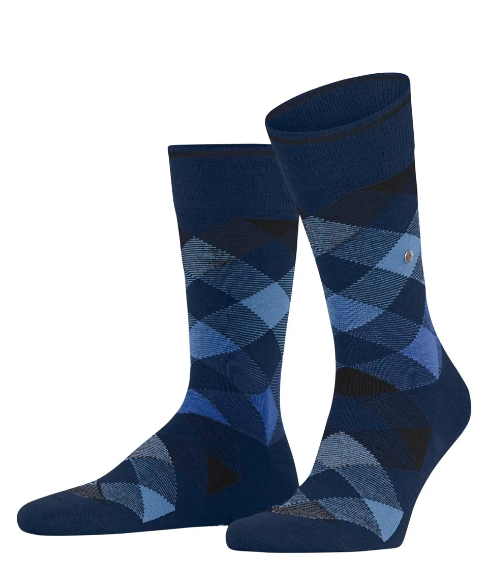 burlington-dover-newcastle-herrensocken-wolle-royalblau image 1
