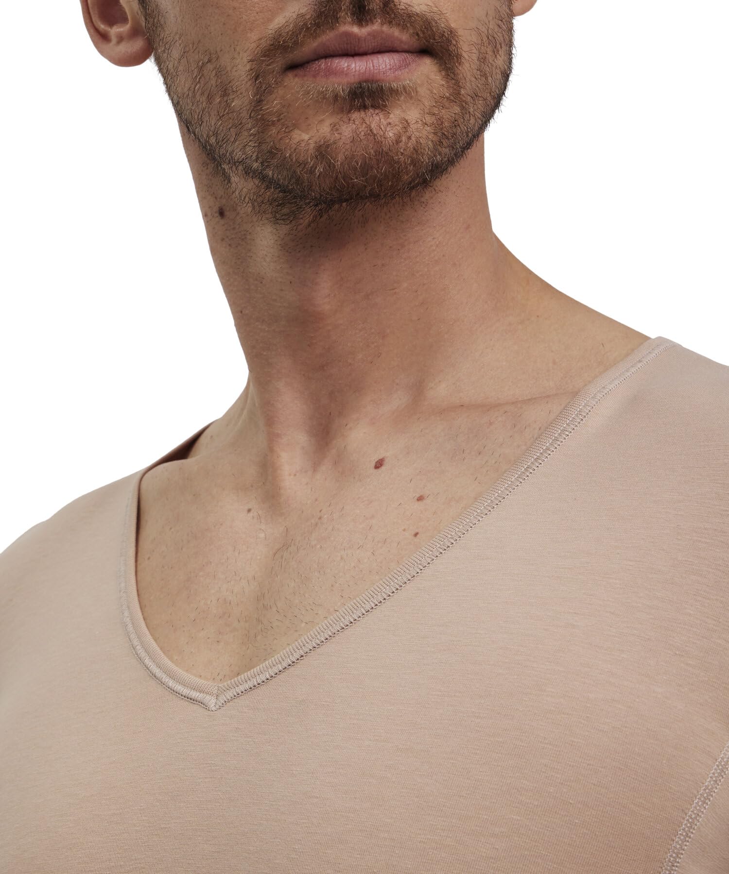 falke-daily-climate-control-unterhemd-camel-v-ausschnitt image 6