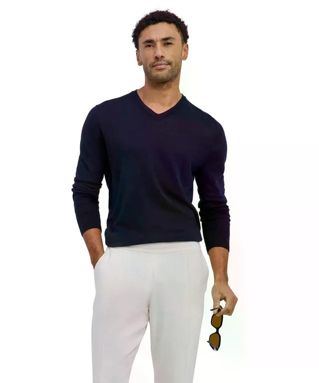 falke-cotton-touch-finest-pullover-herren-v-ausschnitt-seide-mix image 1