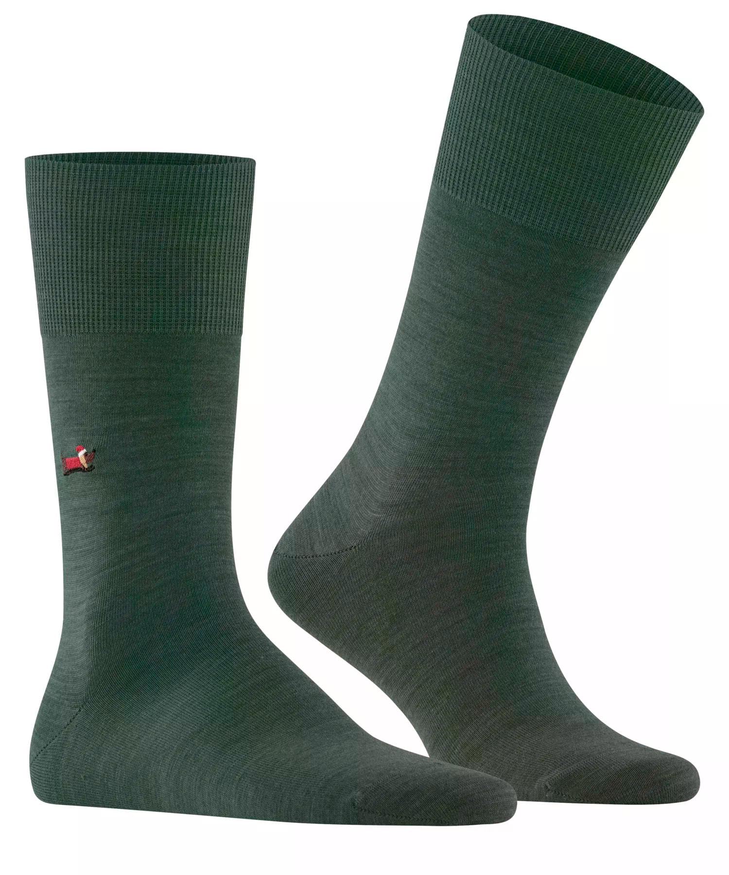falke-airport-x-mas-dachshund-socken-43-44-hunter-green-dackel image 4