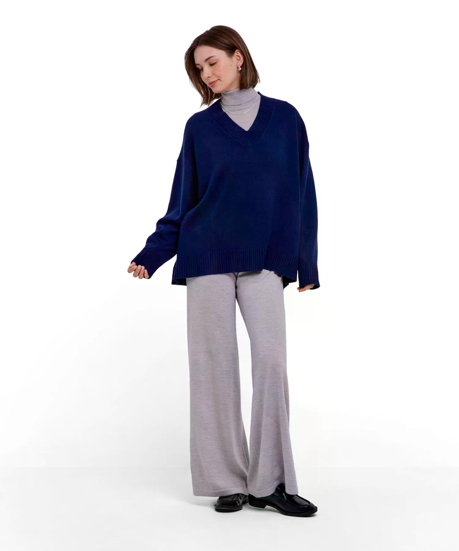 falke-cotton-touch-v-neck-pullover-schurwolle-damen image 3