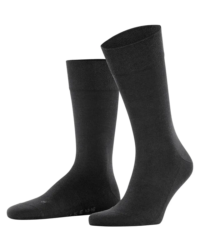 falke-sensitive-new-york-herren-socken-schwarz-lyocell-druckfrei image 1