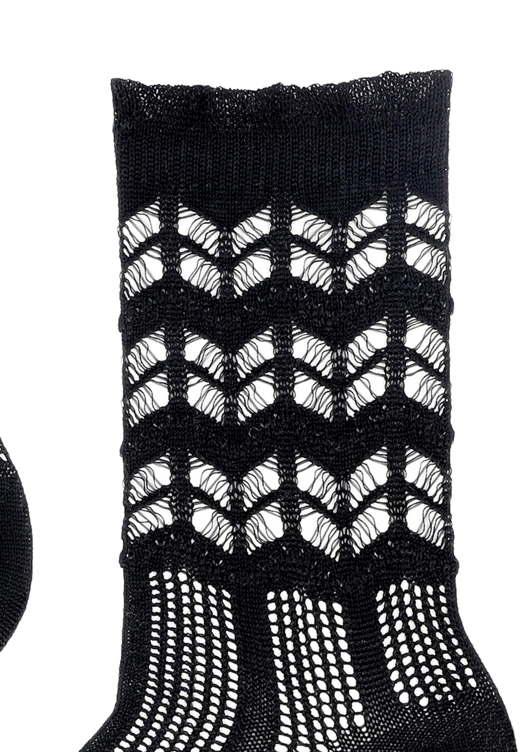 kunert-raffinesse-romantic-ajour-socken-schwarz-39-42 image 2