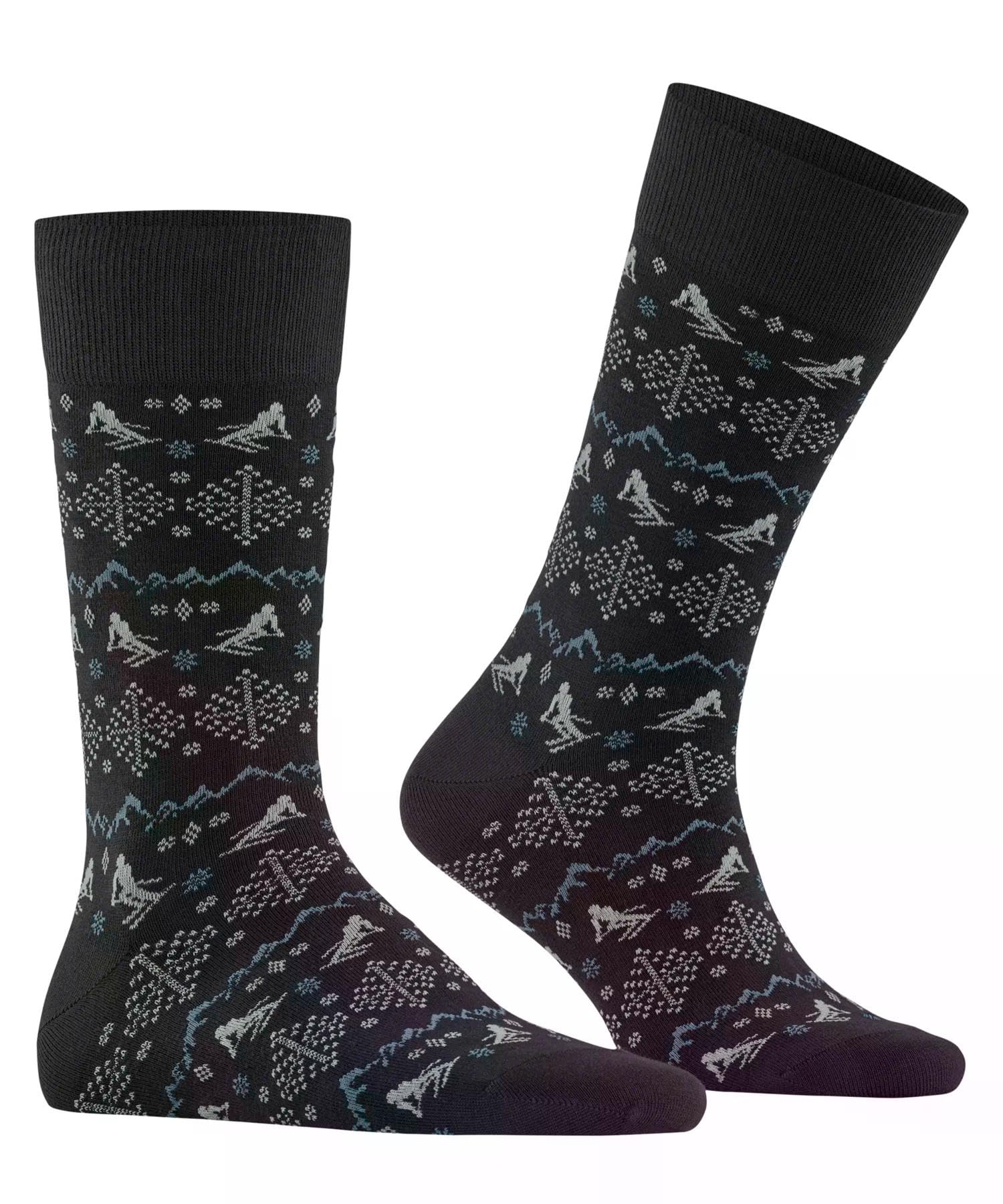 falke-sk2-ski-slope-so-socken-43-46-schwarz-baumwolle image 3