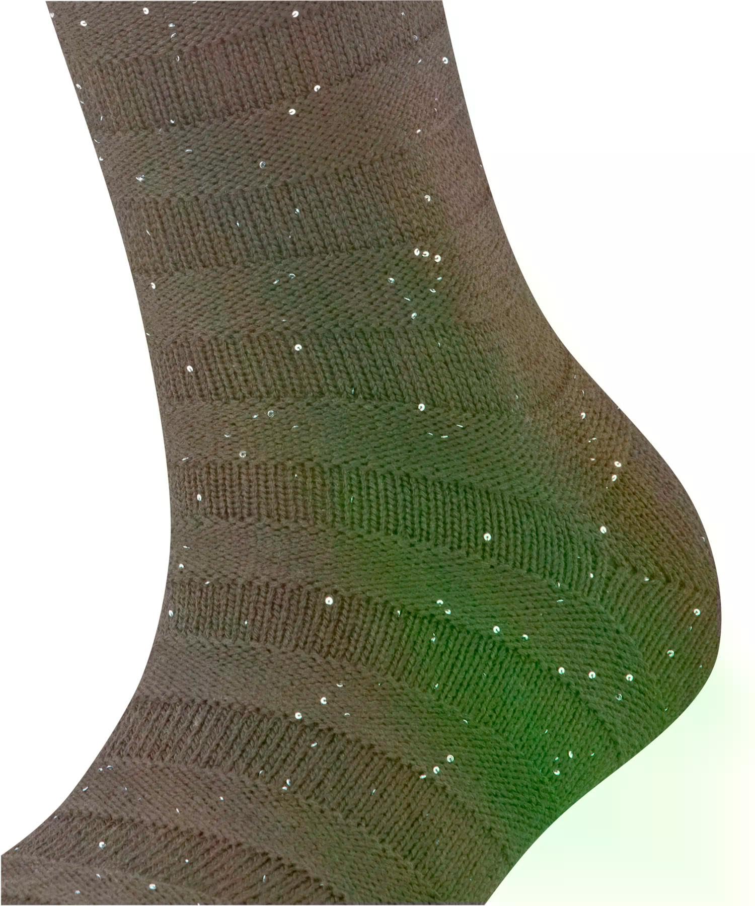 falke-family-sparkle-stripes-socken-braun-wolle-glitzer image 3